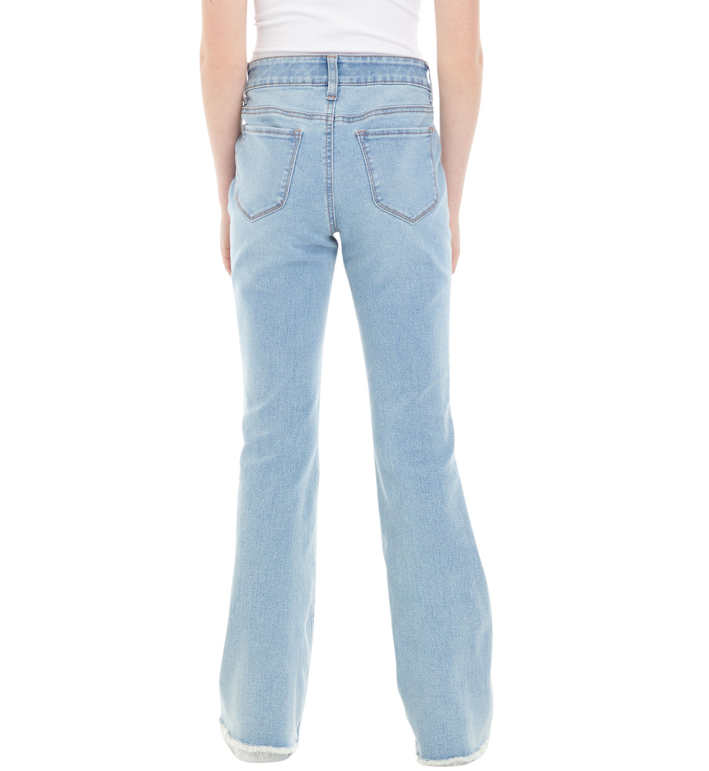 Girls 7-16 Rhinestone Flare Jeans