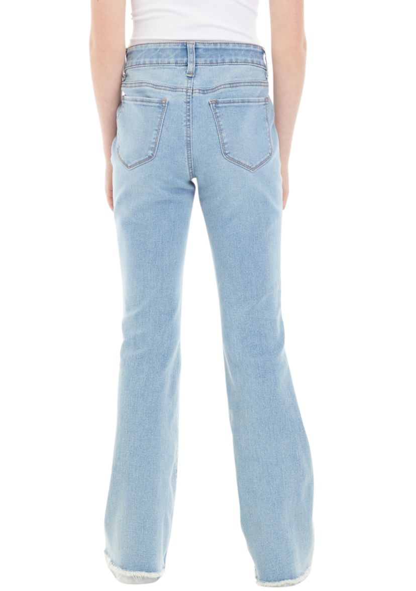 Girls 7-16 Rhinestone Flare Jeans