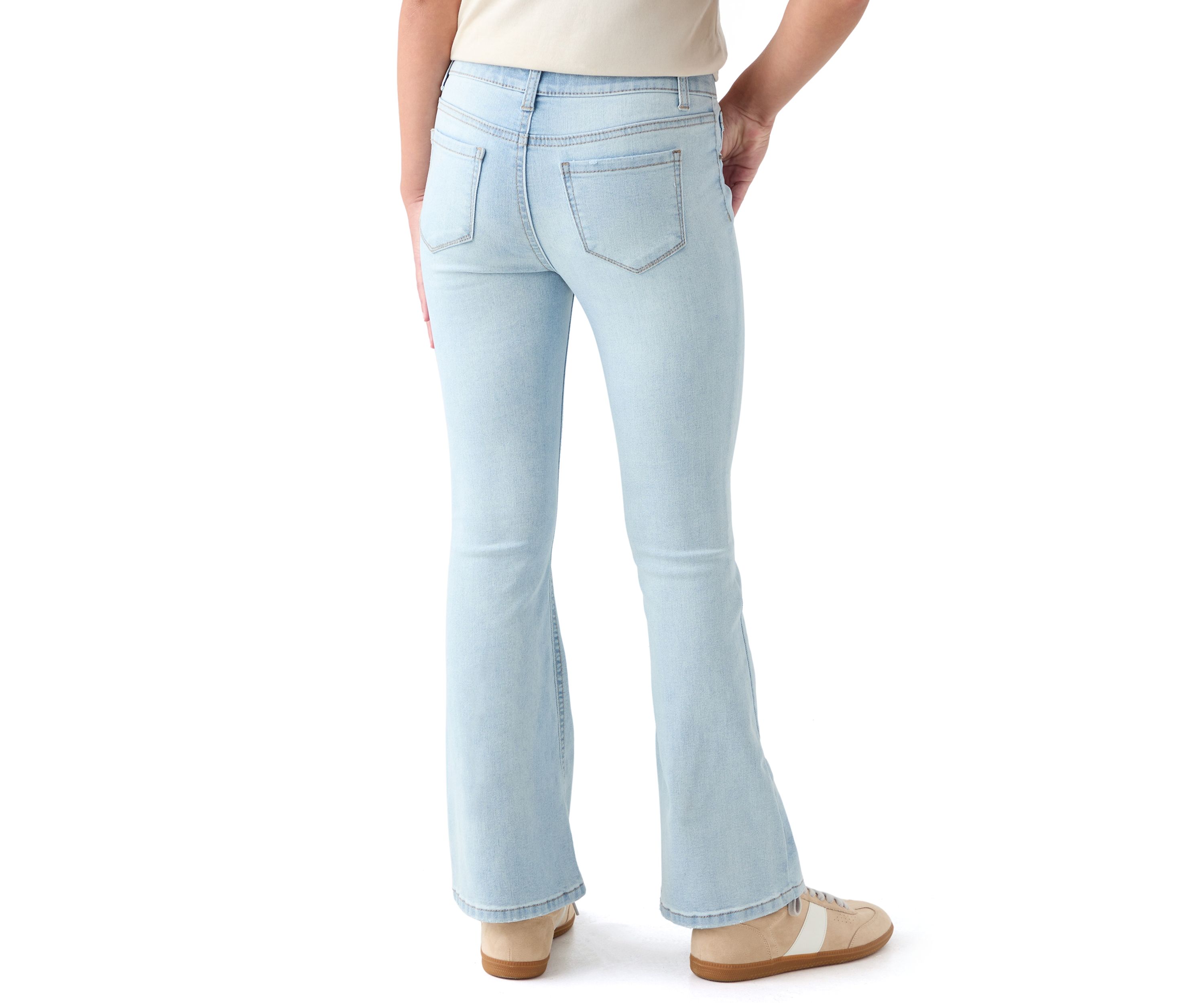 Girls 7-16 Mid-Rise Flare Jeans 