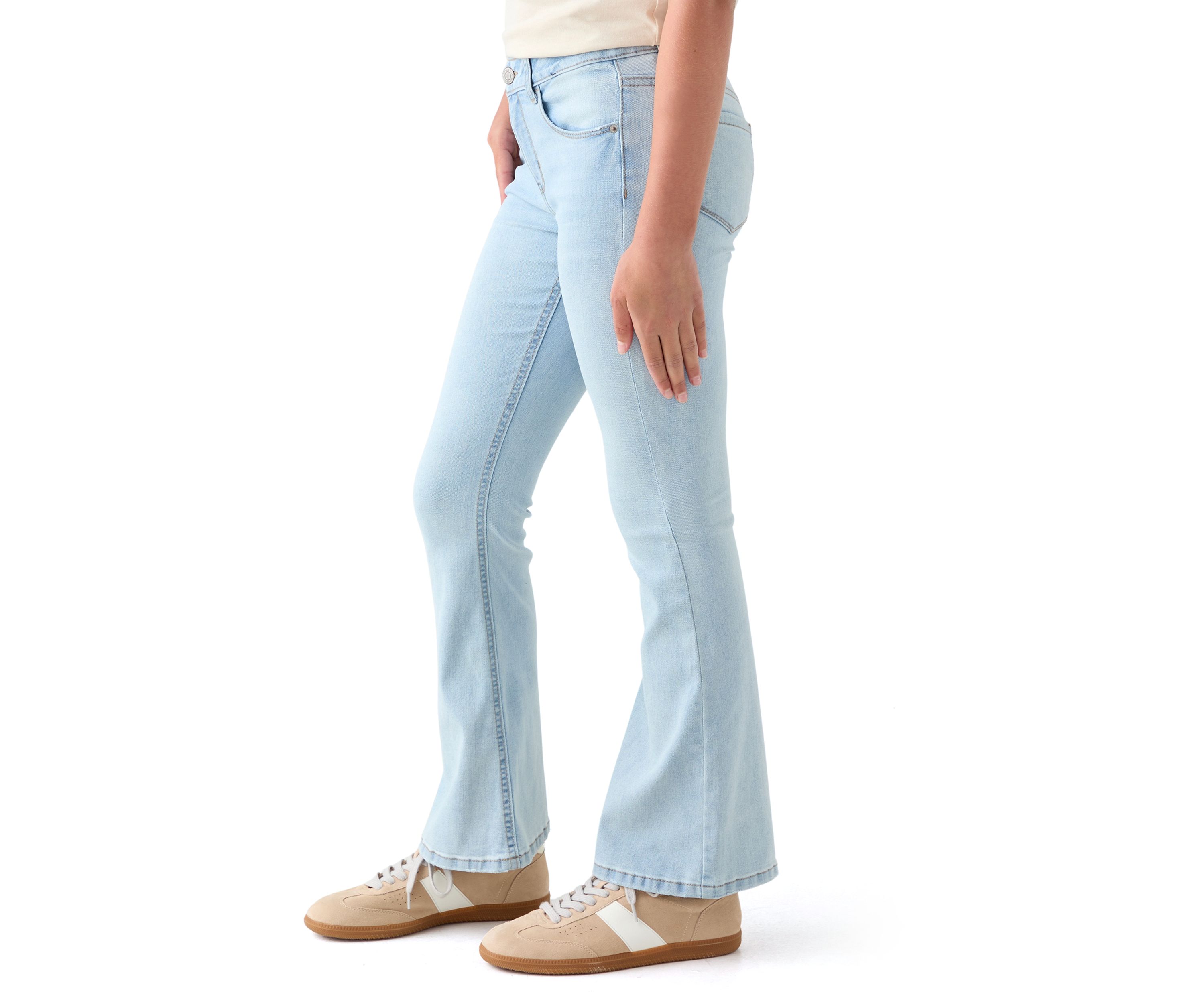 Girls 7-16 Mid-Rise Flare Jeans 