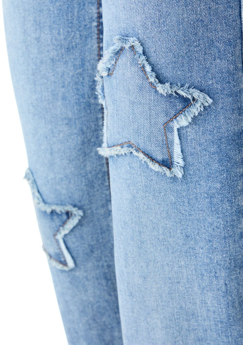 Girls 7-16 Star Wide Leg Jeans