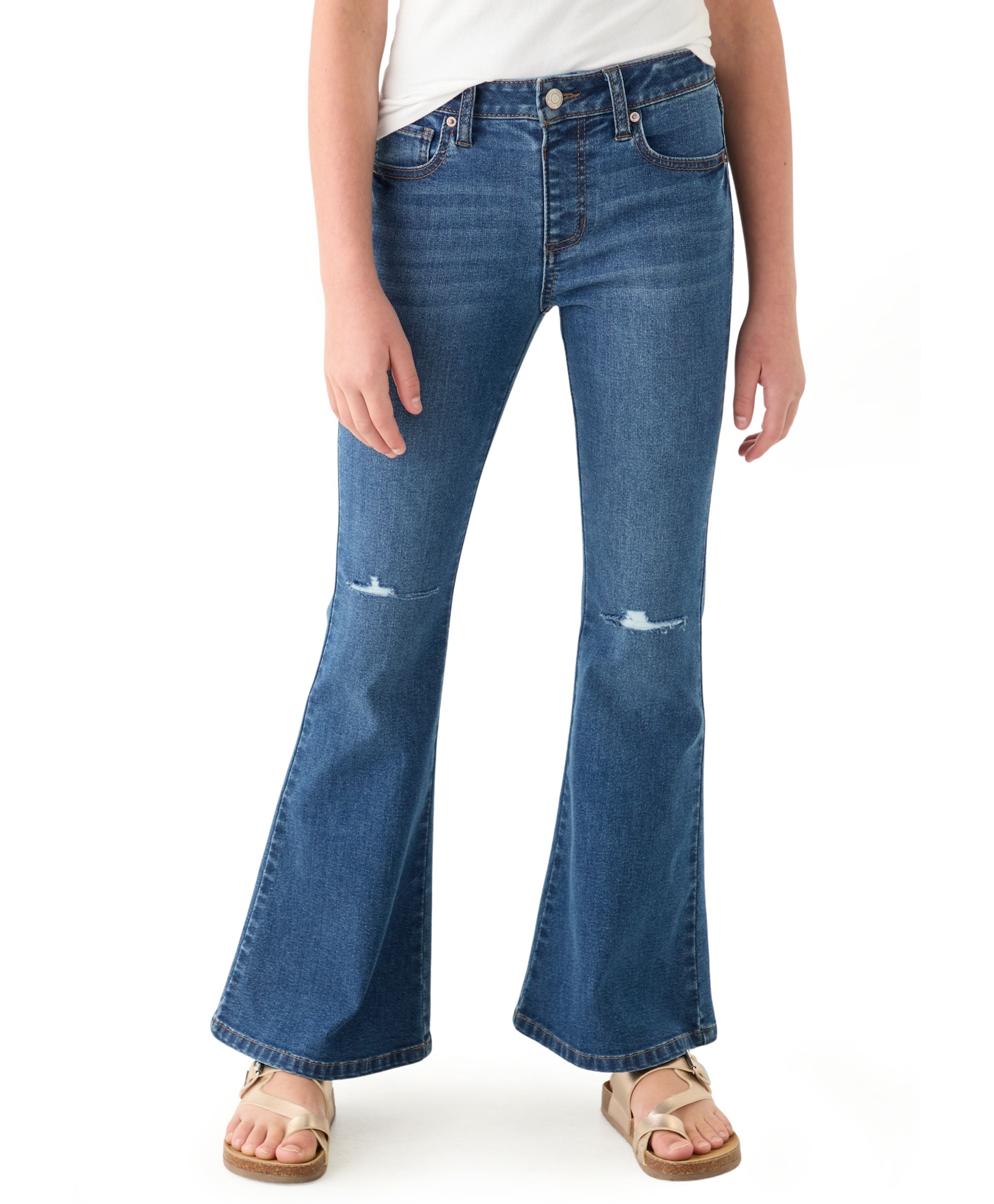 Girls 7-16 Super Flare Jeans