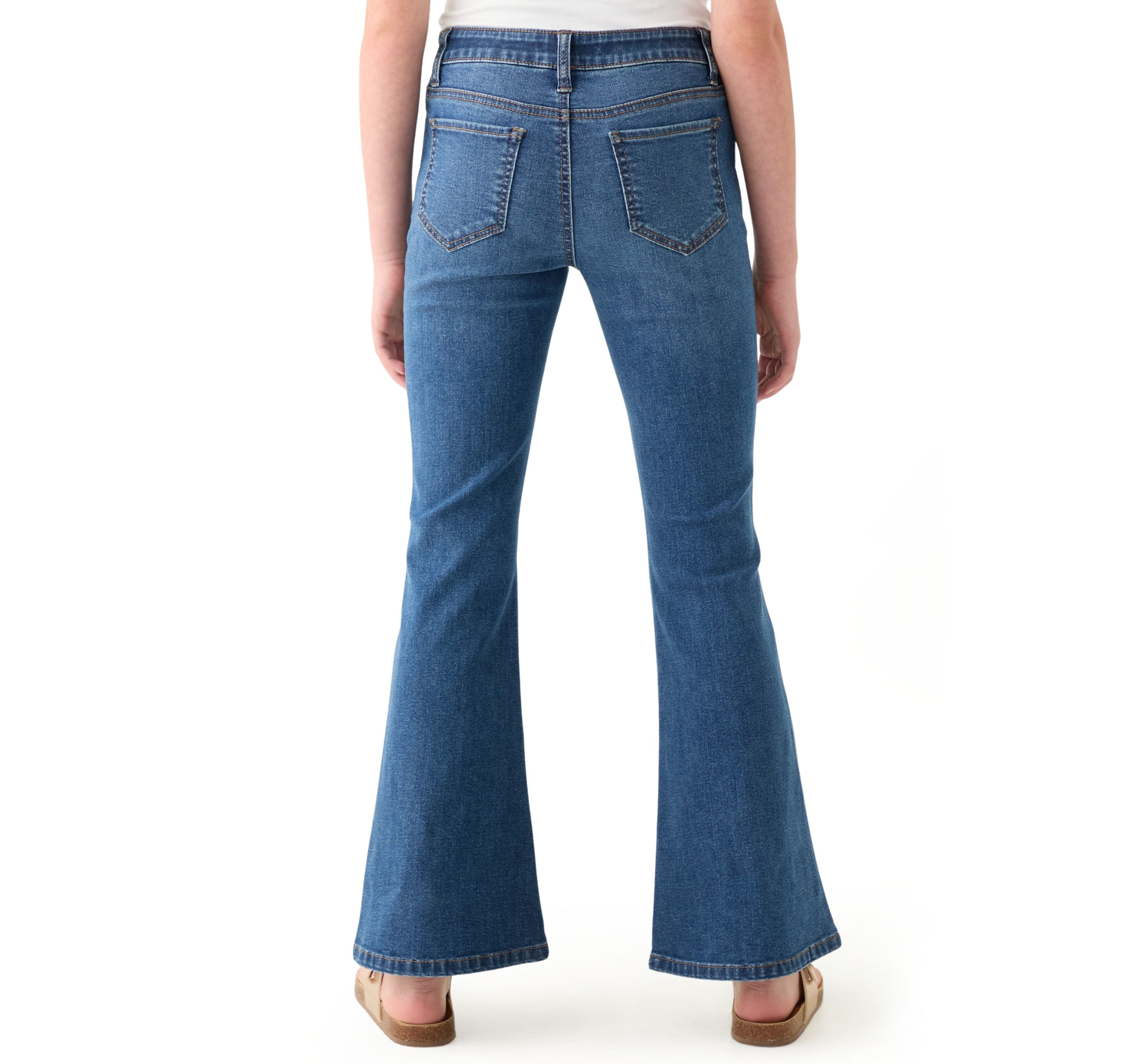 Girls 7-16 Super Flare Jeans