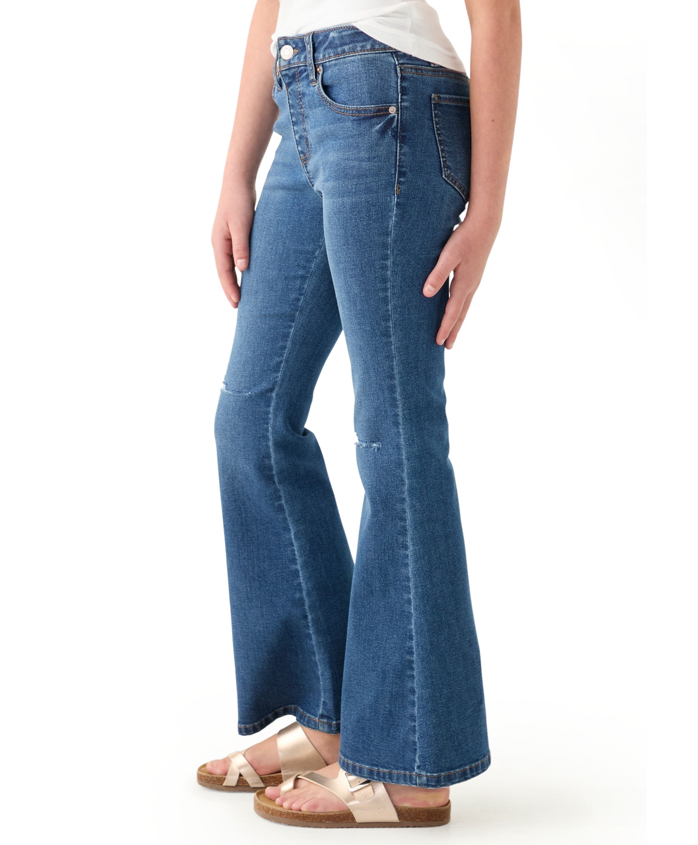 Girls 7-16 Super Flare Jeans
