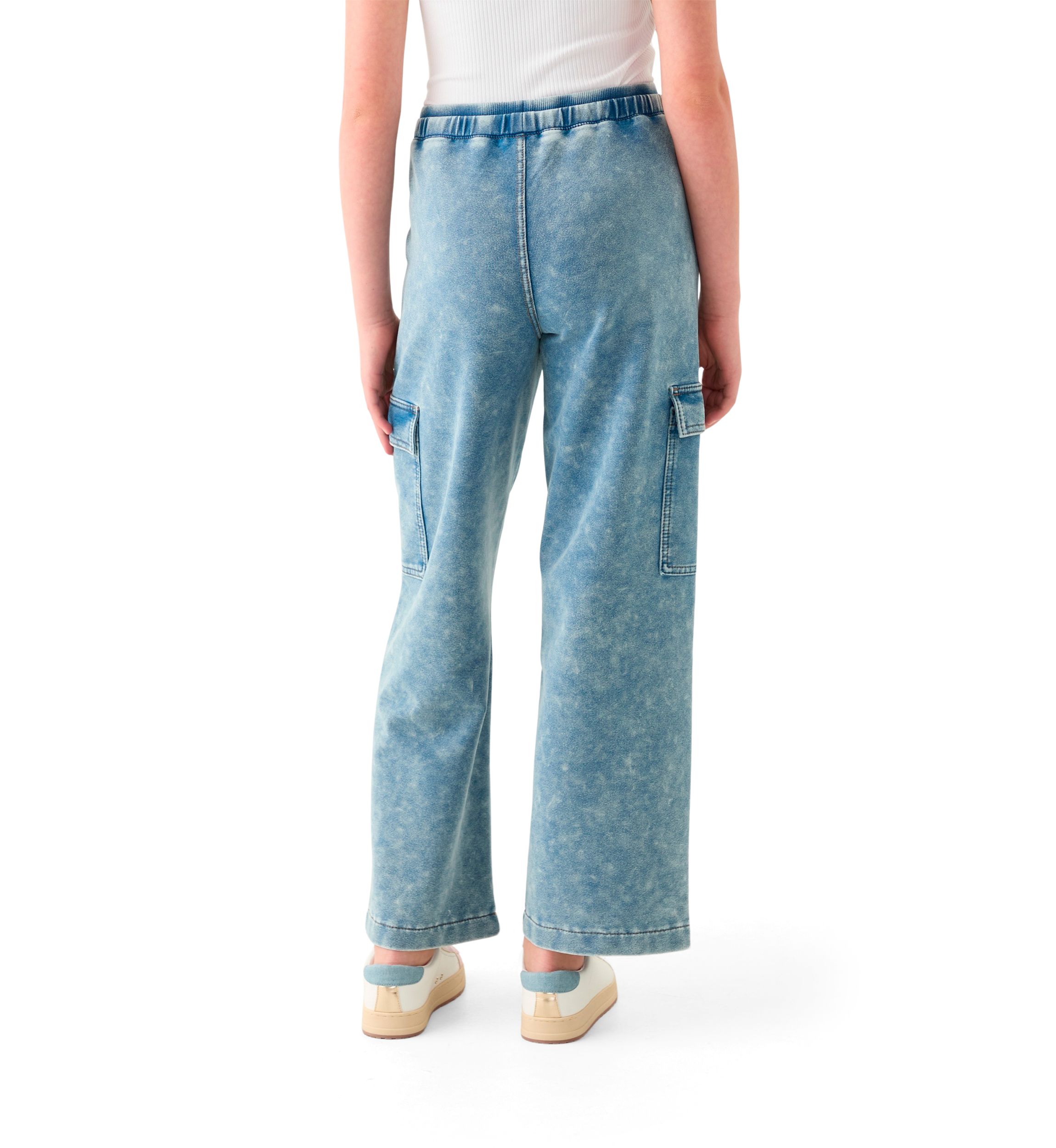 Girls 7-16 Double Waistband Drawstring  Pants