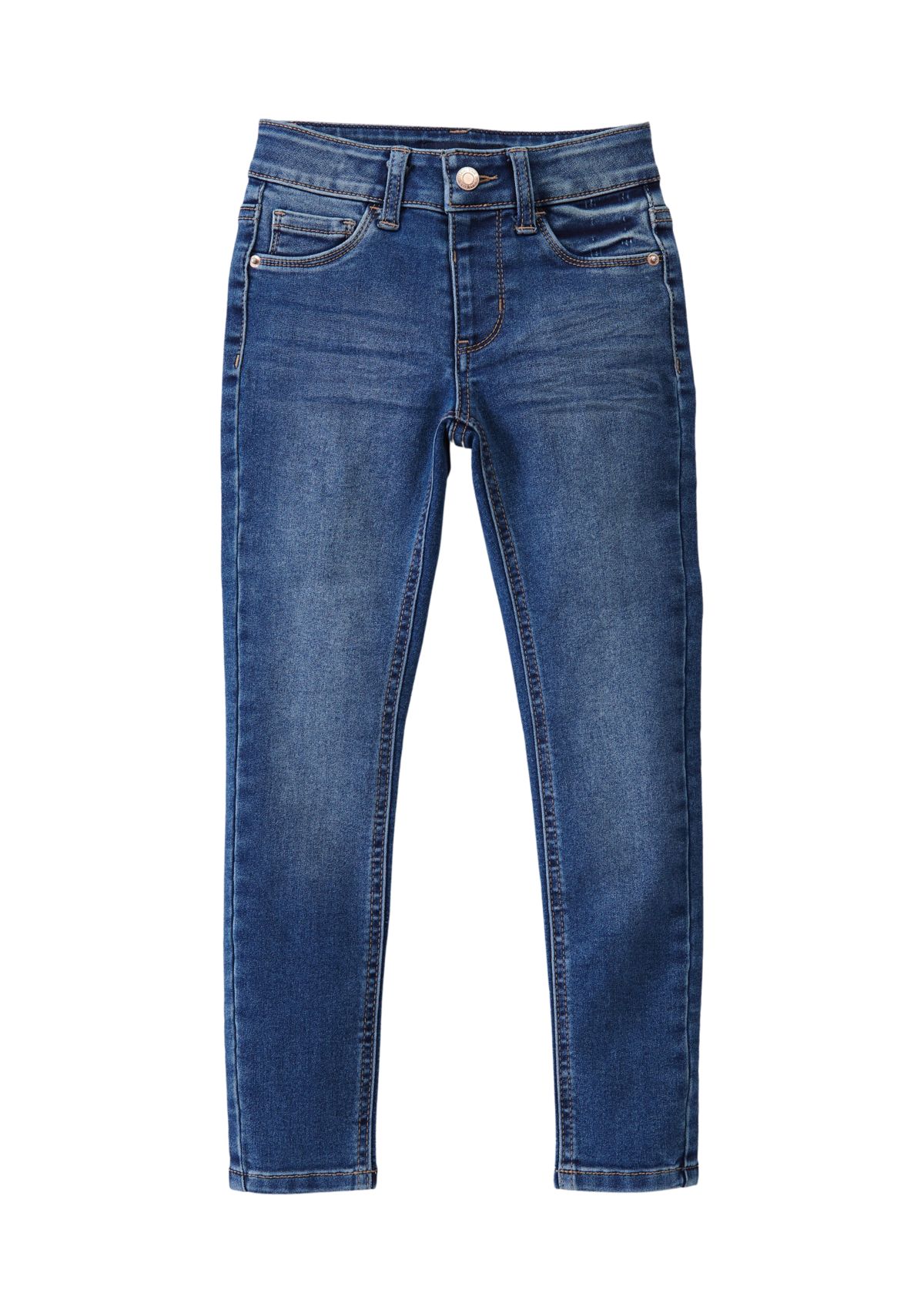 Girls 4-6x Mid Rise Pull On Jeggings