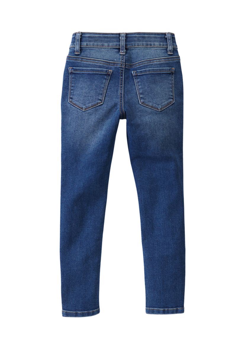 Girls 4-6x Mid Rise Pull On Jeggings