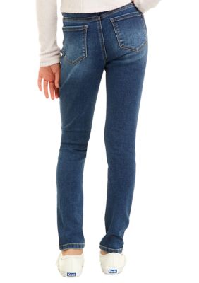 High Rise Ankle Straight Big Girls Jeans 7-16