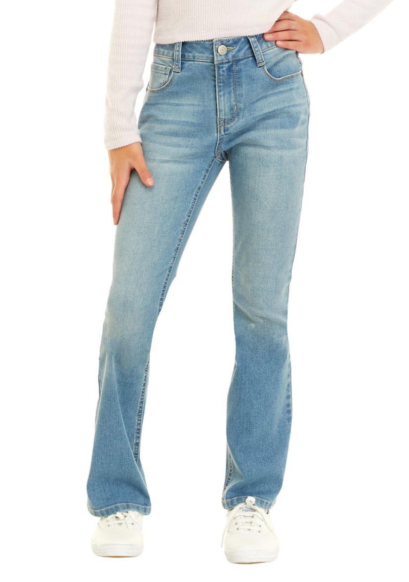 Girls 7-16 Mid Rise Boot Cut Jeans