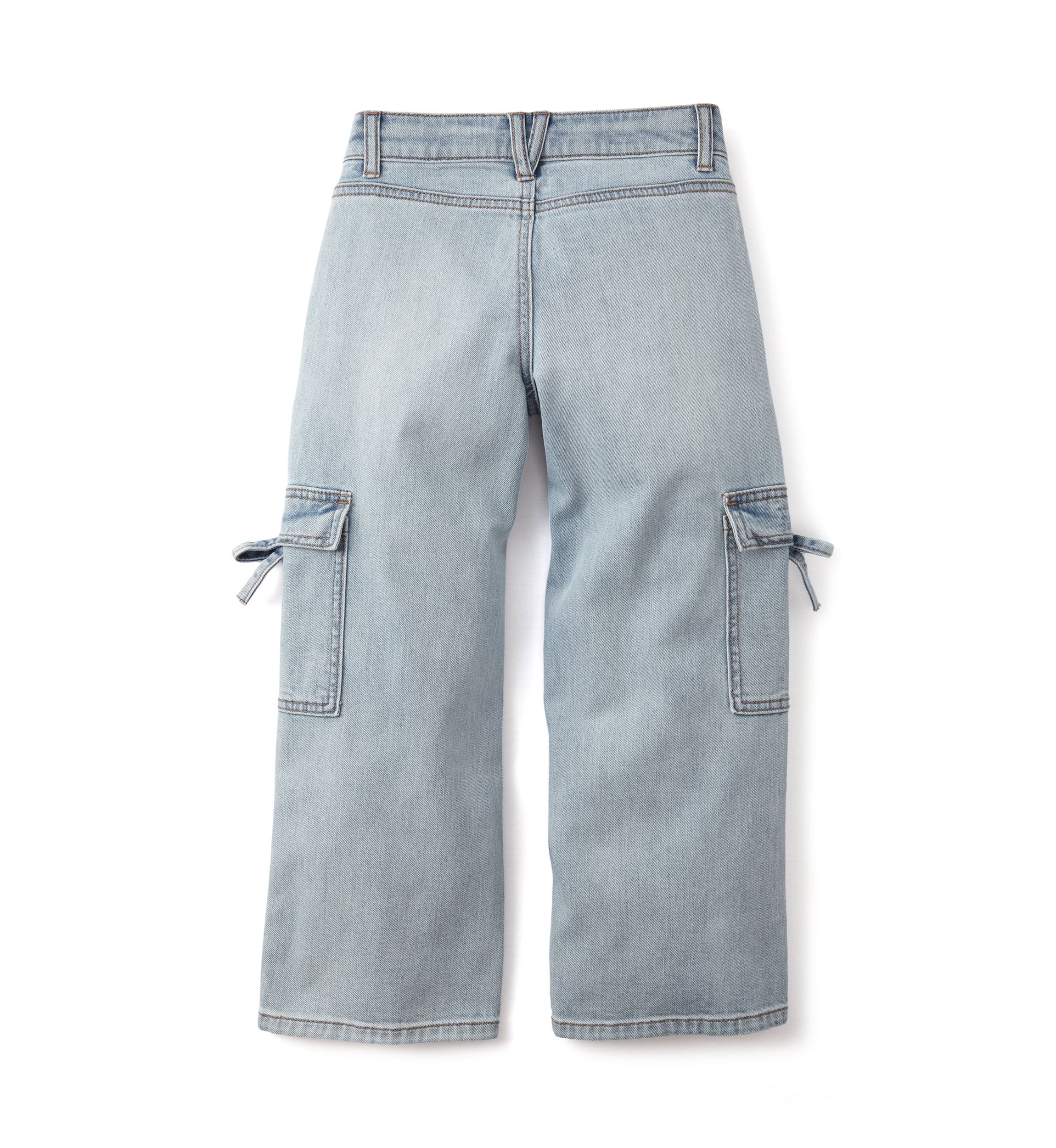 Girls 4-6x Wide Leg Bow Cargo Pants