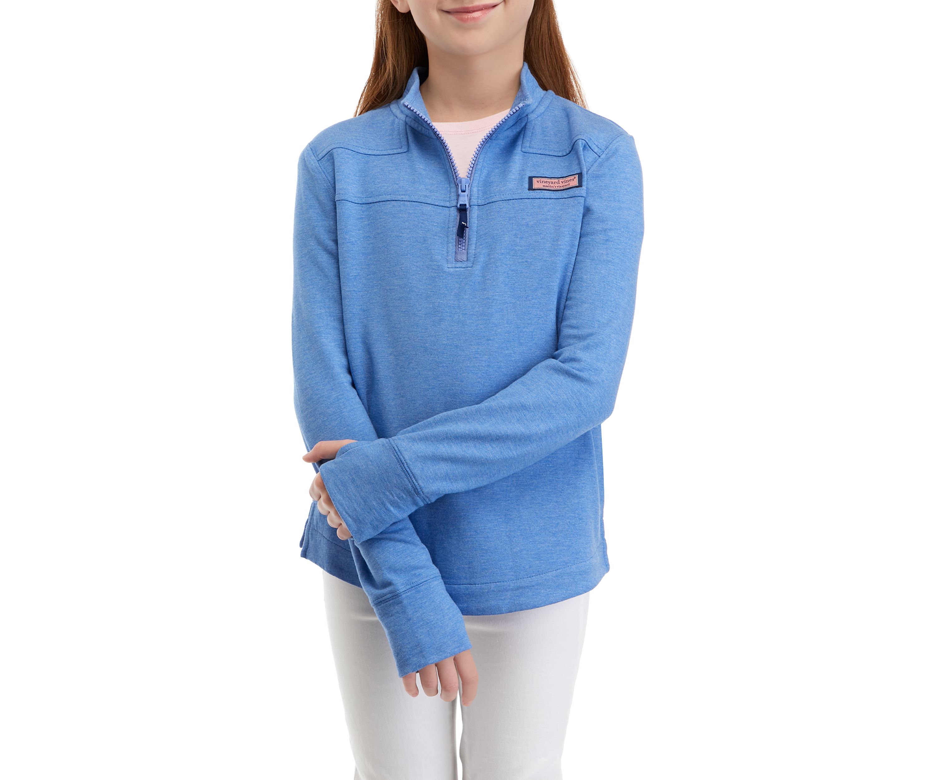 Girls 7-16 1/4 Zip Pullover