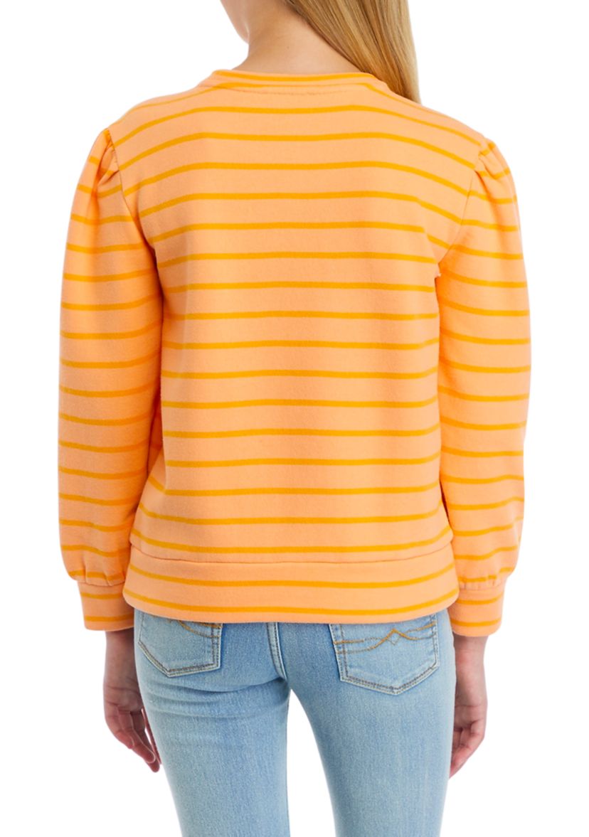 Girls 7-16 Puff Sleeve Sweatshirt