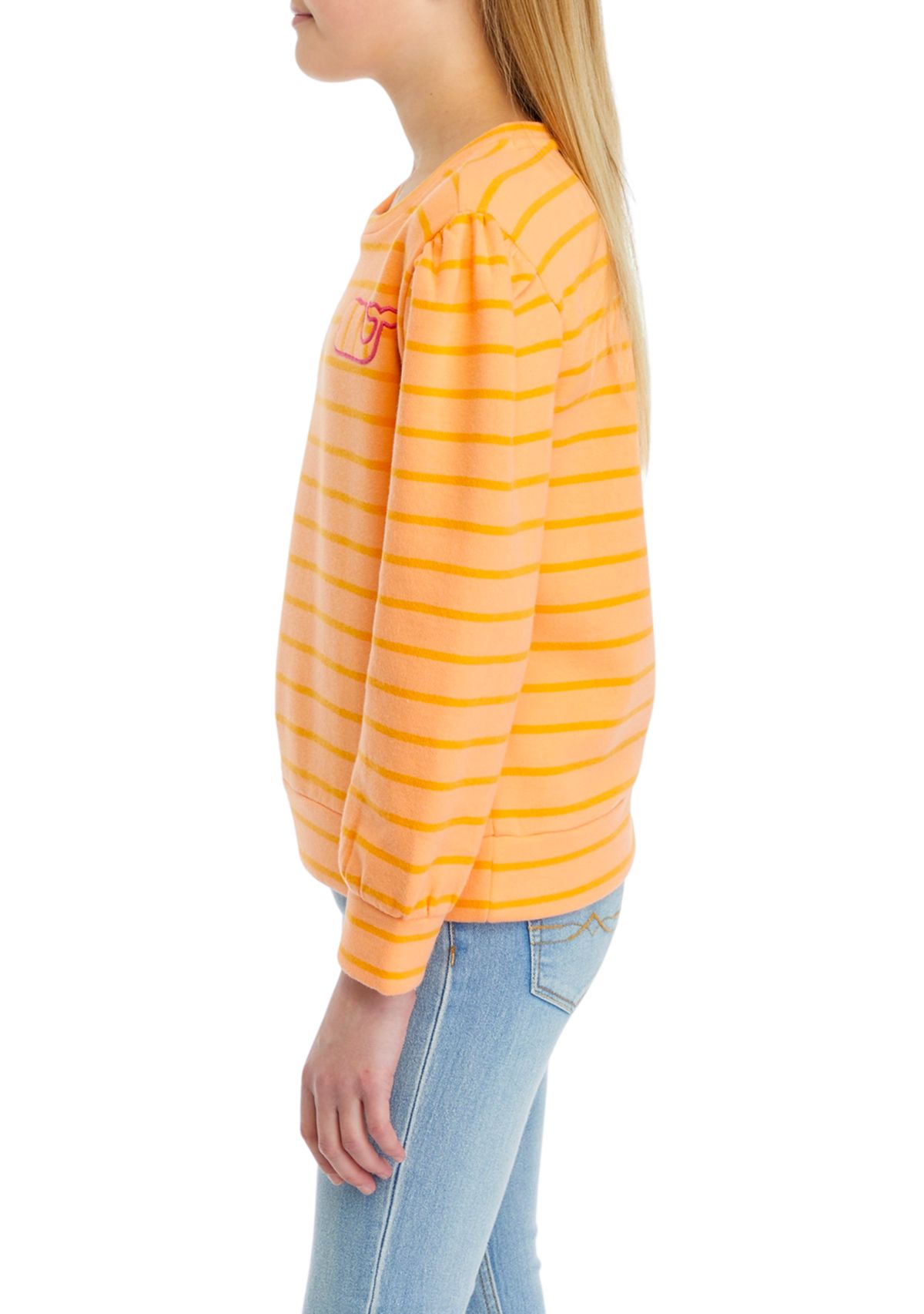 Girls 7-16 Puff Sleeve Sweatshirt