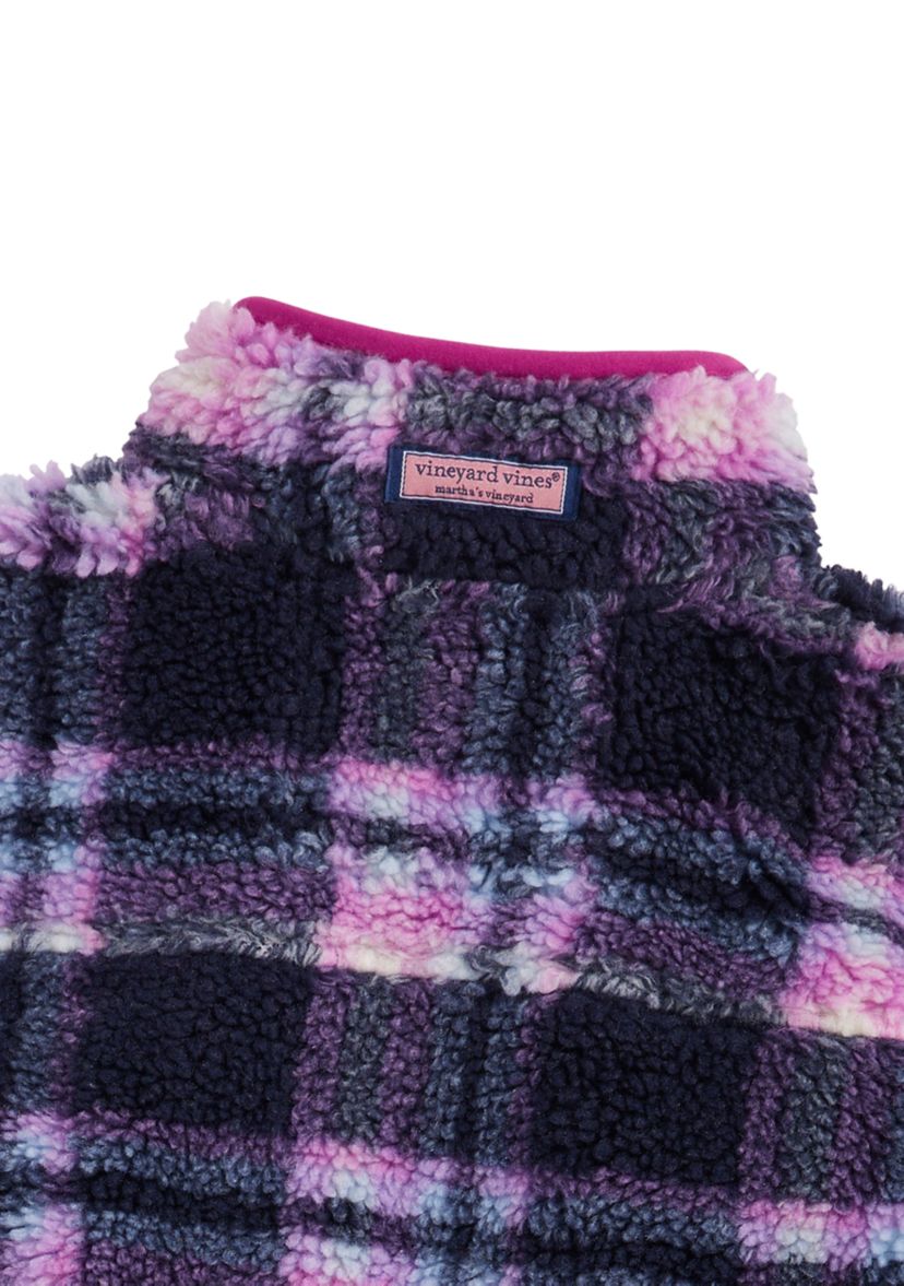 Girls 7-16 Plaid Super Sherpa Jacket