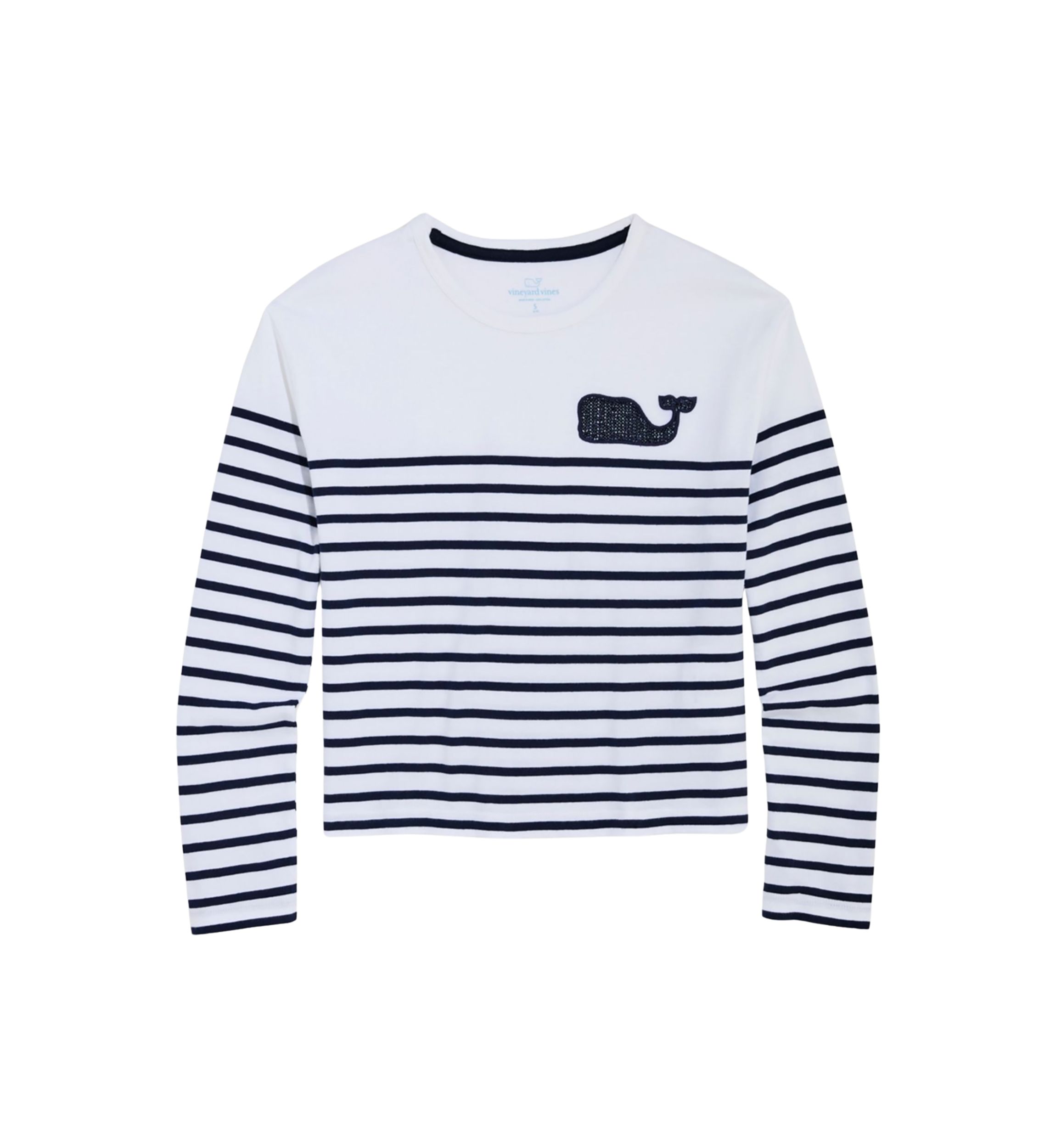 Boys 8-20 Boxy Whale Patch T-Shirt