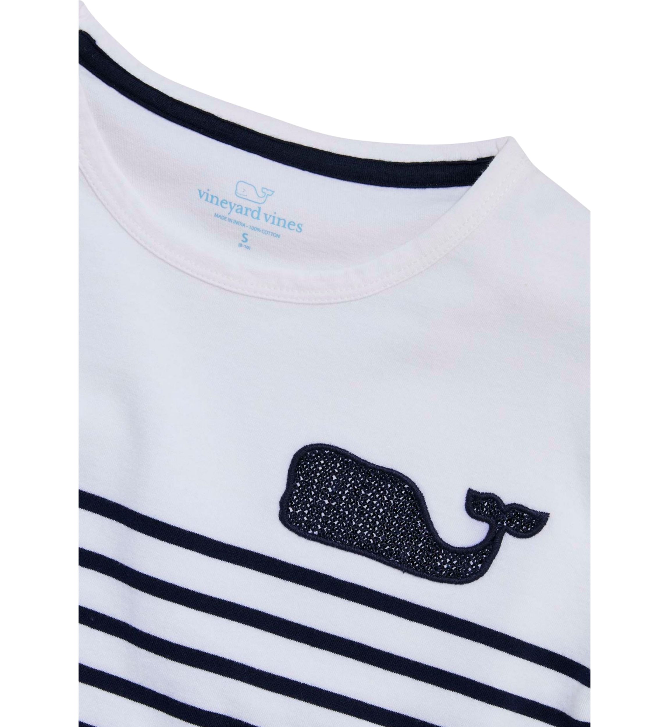 Boys 8-20 Boxy Whale Patch T-Shirt