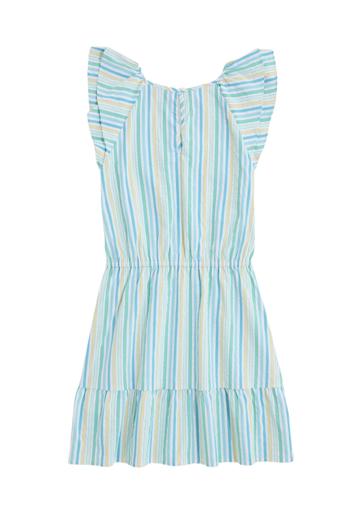 Girls 7-16 Flutter Sleeve Harbor Dress 