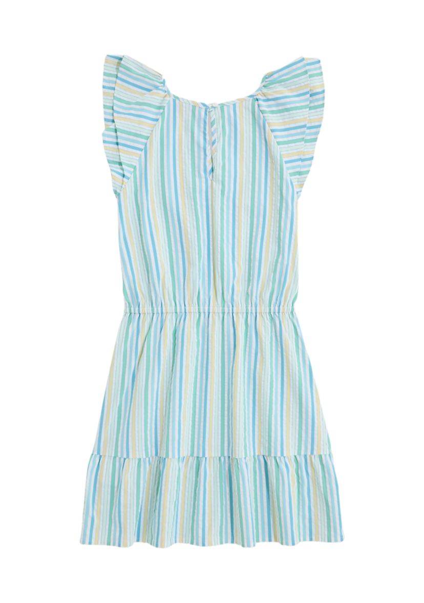 Girls 7-16 Flutter Sleeve Harbor Dress 