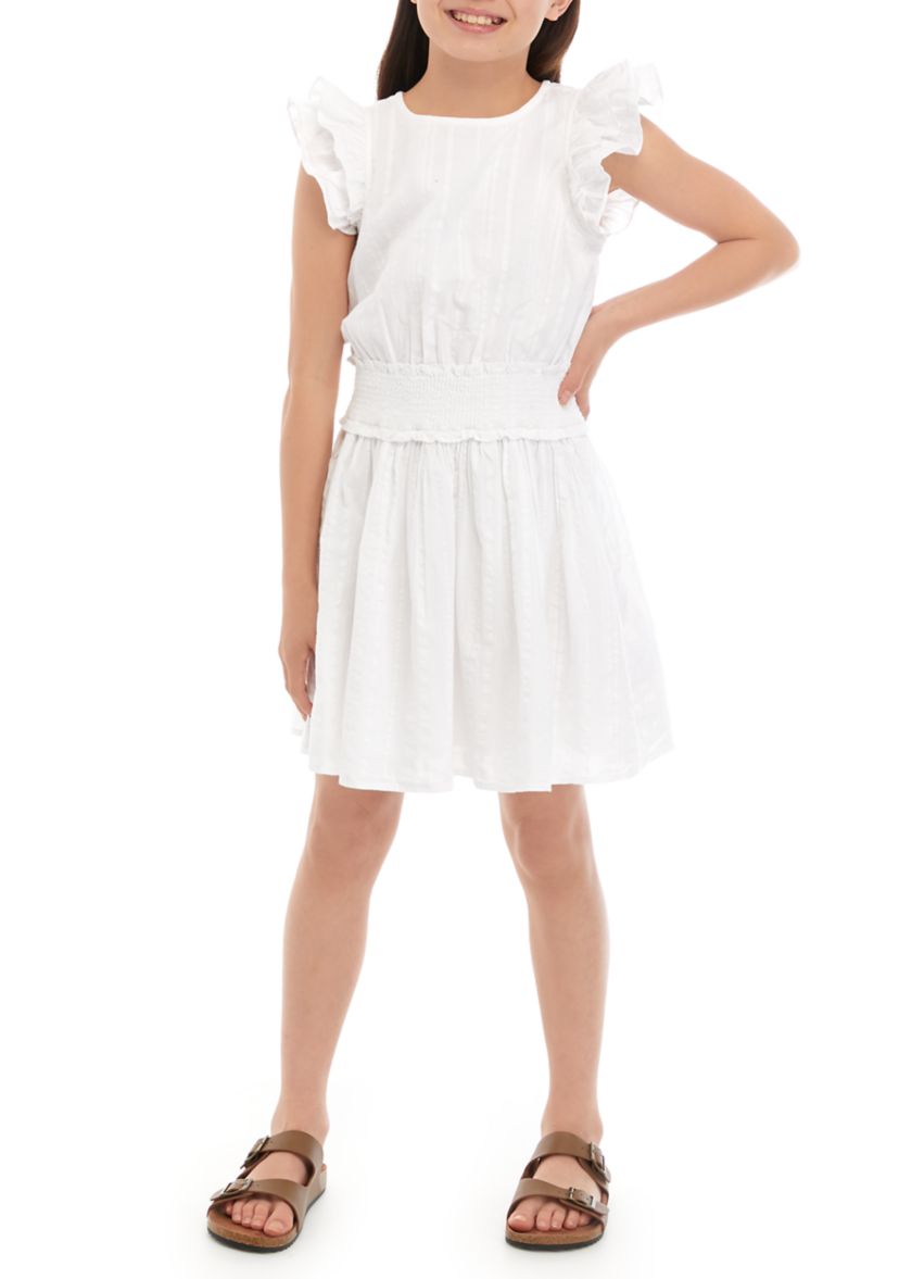 Girls 7-16 Smocked Waist Dress