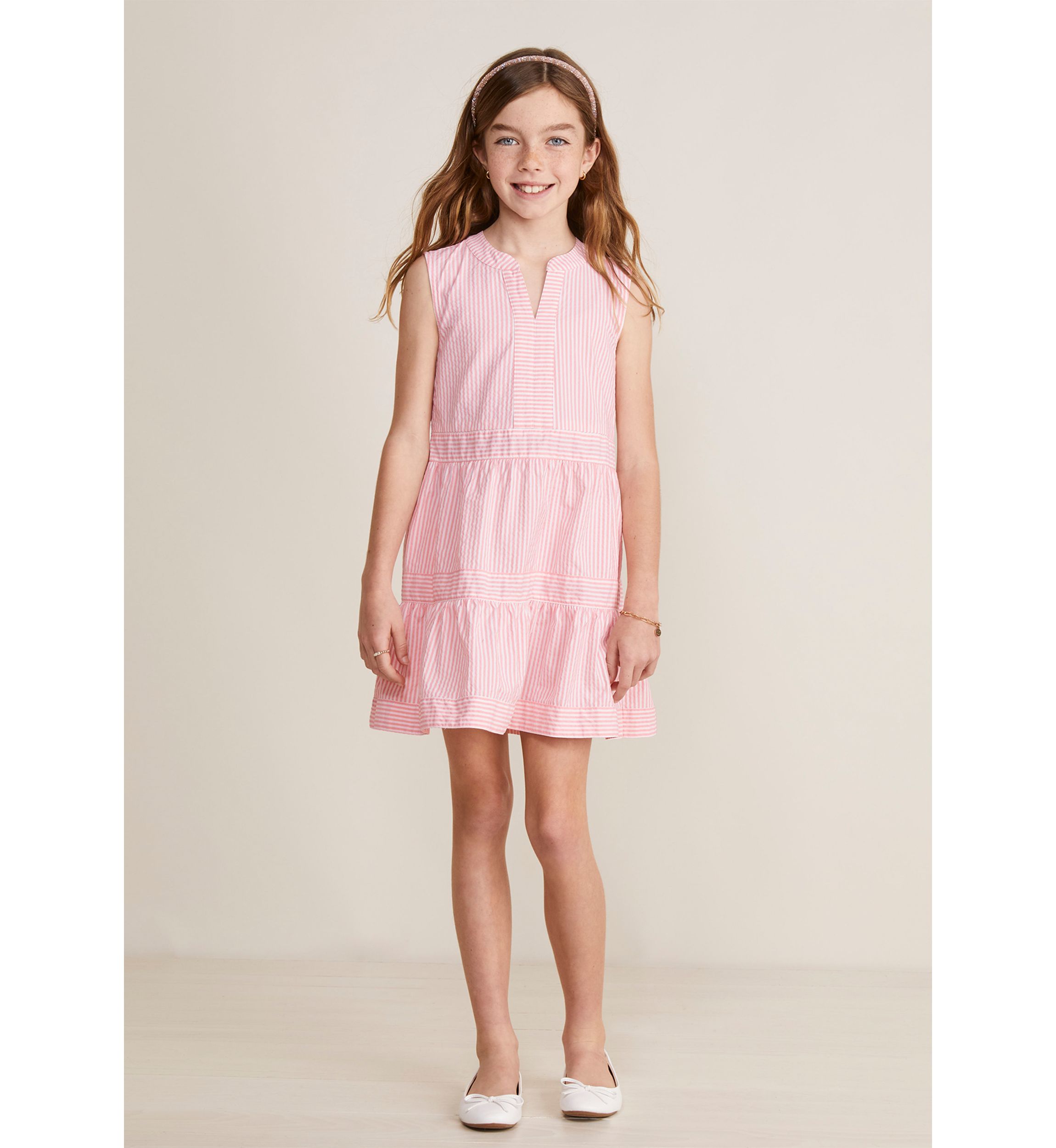 Girls 7-16 Harbor Tiered Dress