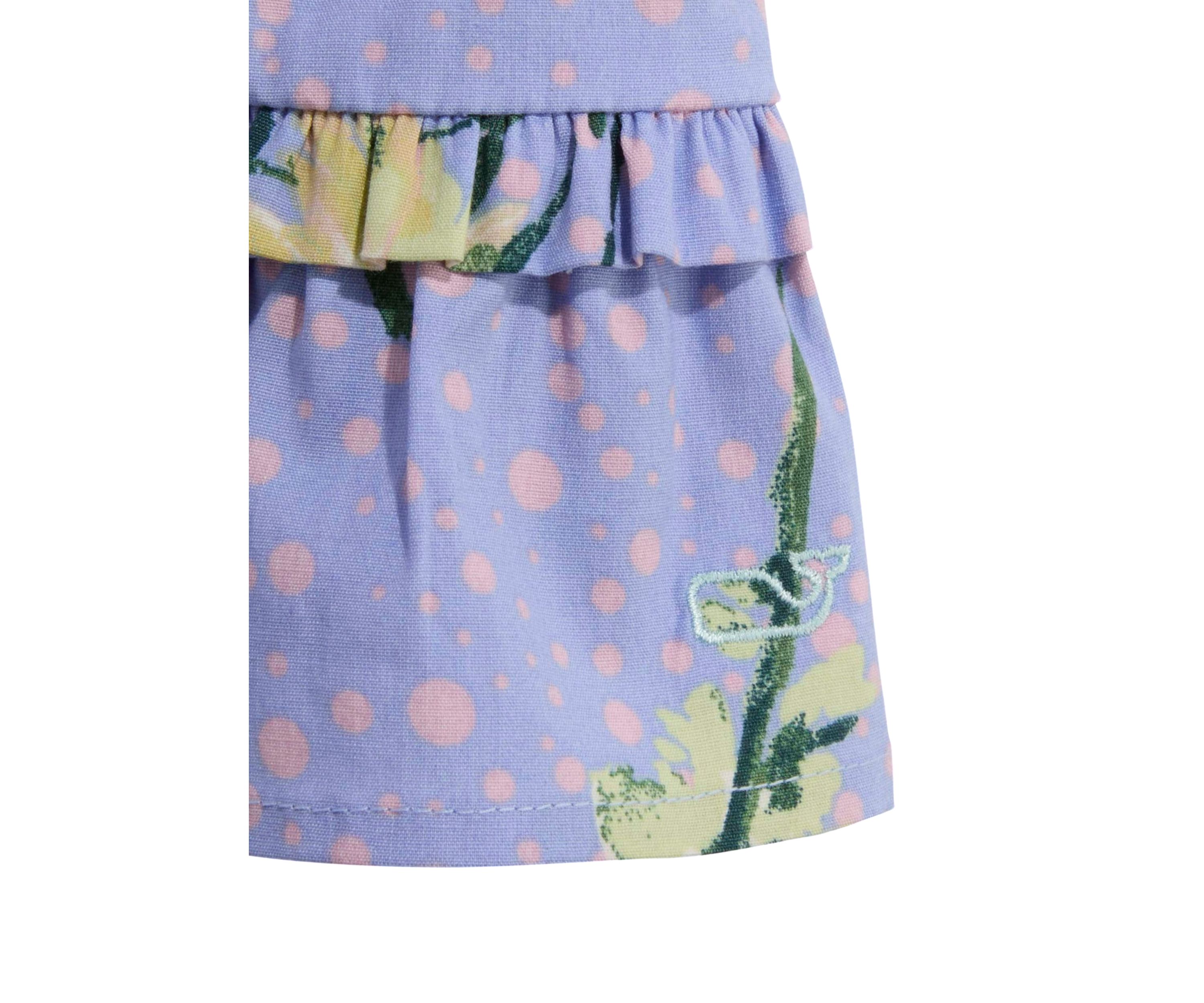 Girls 7-16 Poplin Tiered Printed Dress