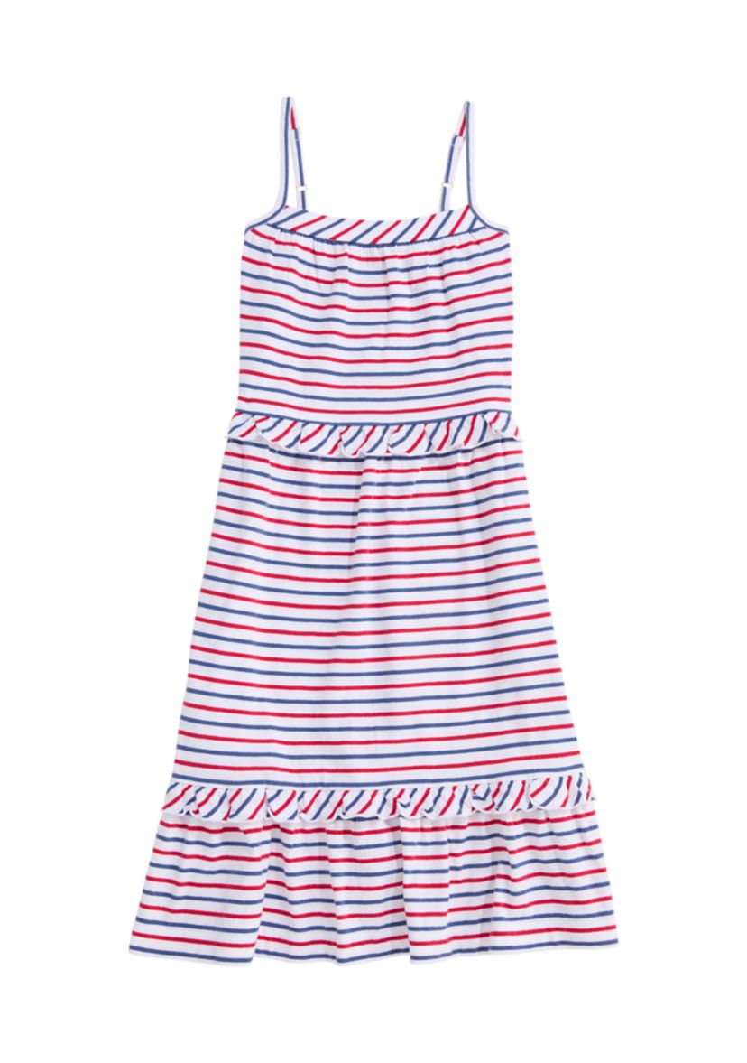 Girls 7-16 Sleeveless Striped Sundress