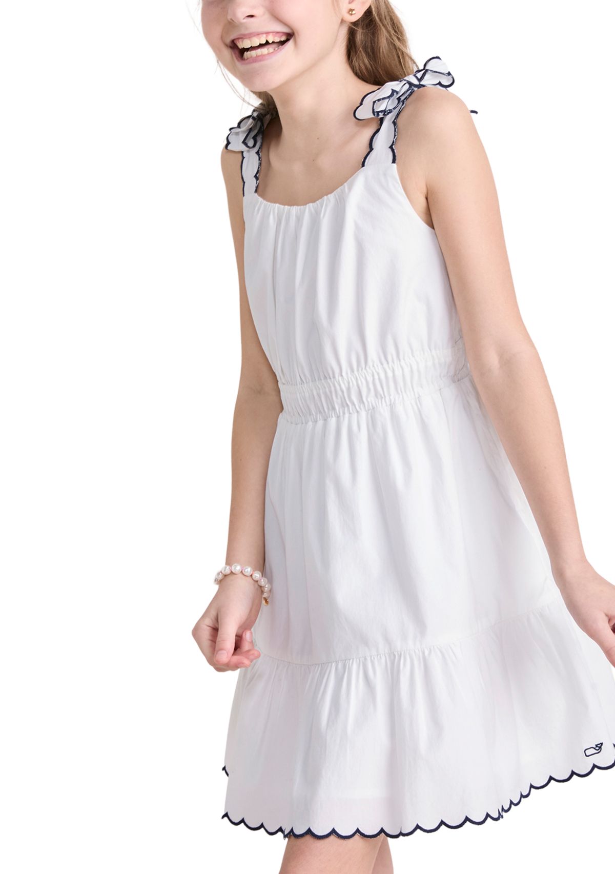 Girls 7-16 Bow Shoulder Sundress