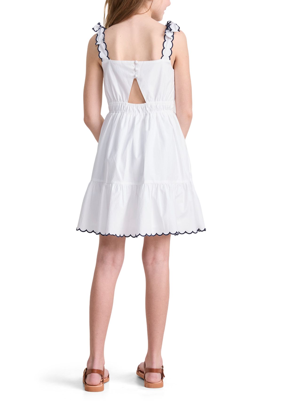 Girls 7-16 Bow Shoulder Sundress