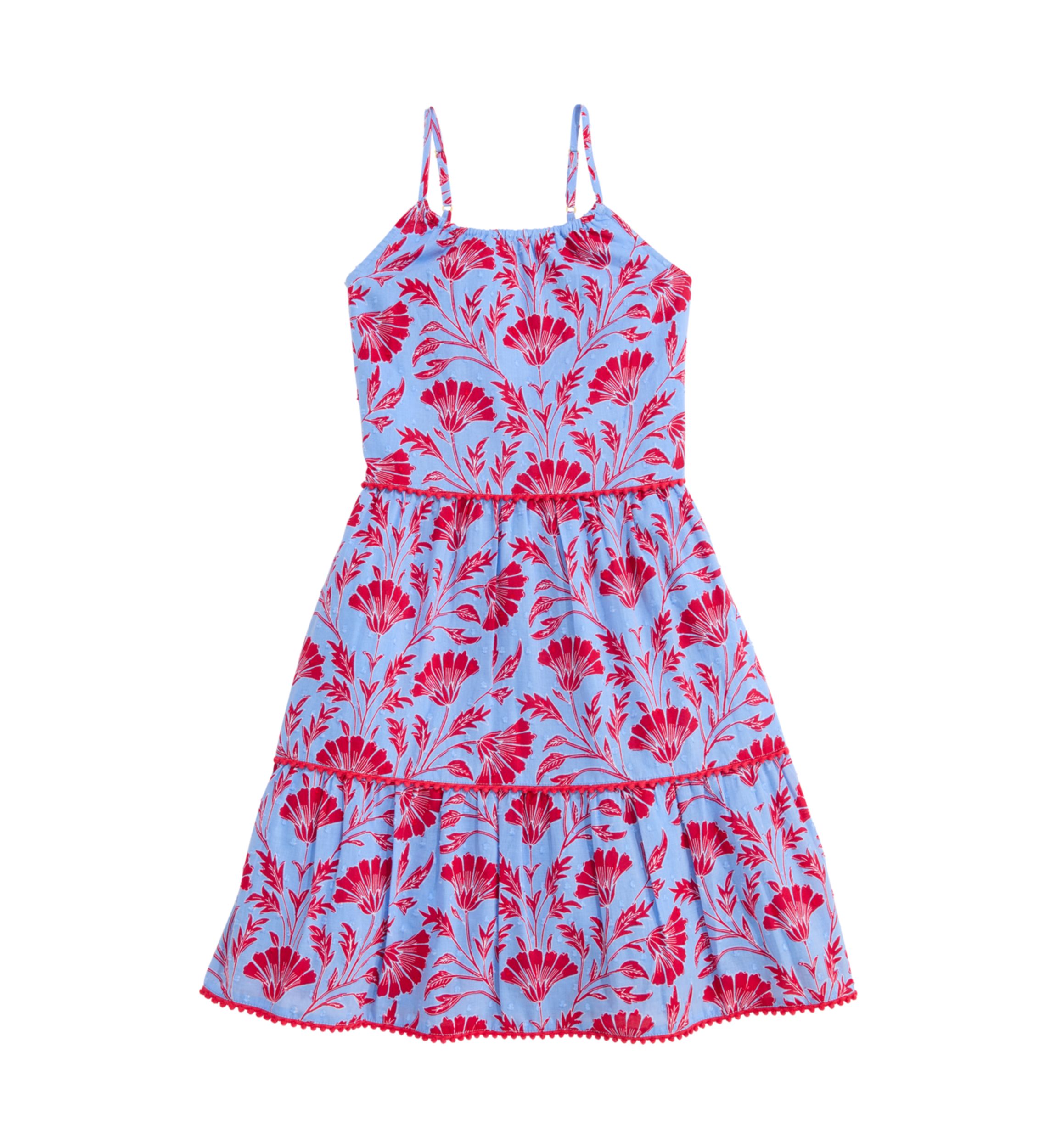 Girls 7-16 Tiered Printed Dress