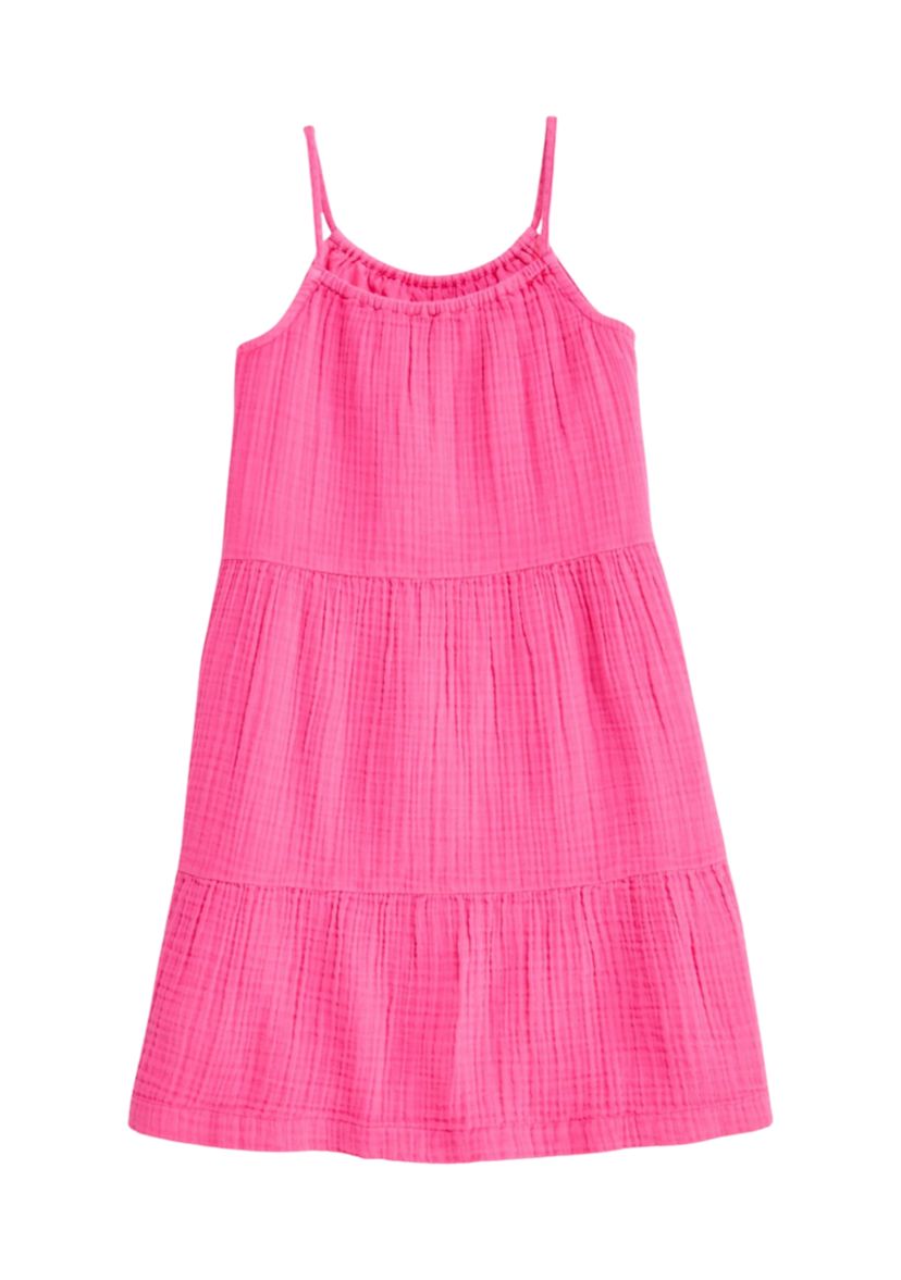 Girls 7-16 Sleeveless Solid Sundress