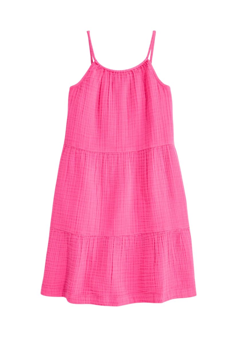 Girls 7-16 Sleeveless Solid Sundress