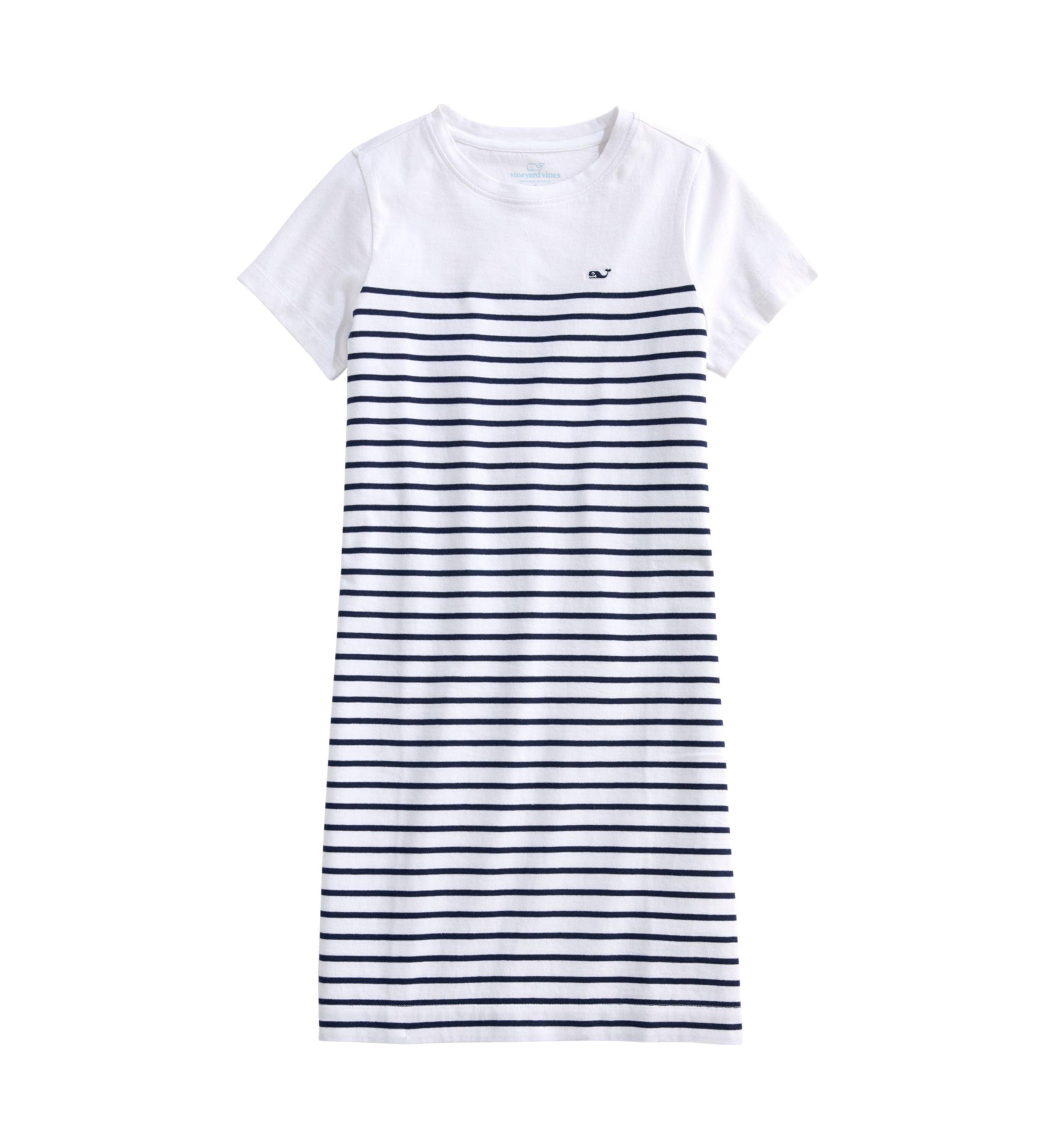 Girls 7-16 Short Sleeve Striped T-Shirt Dress