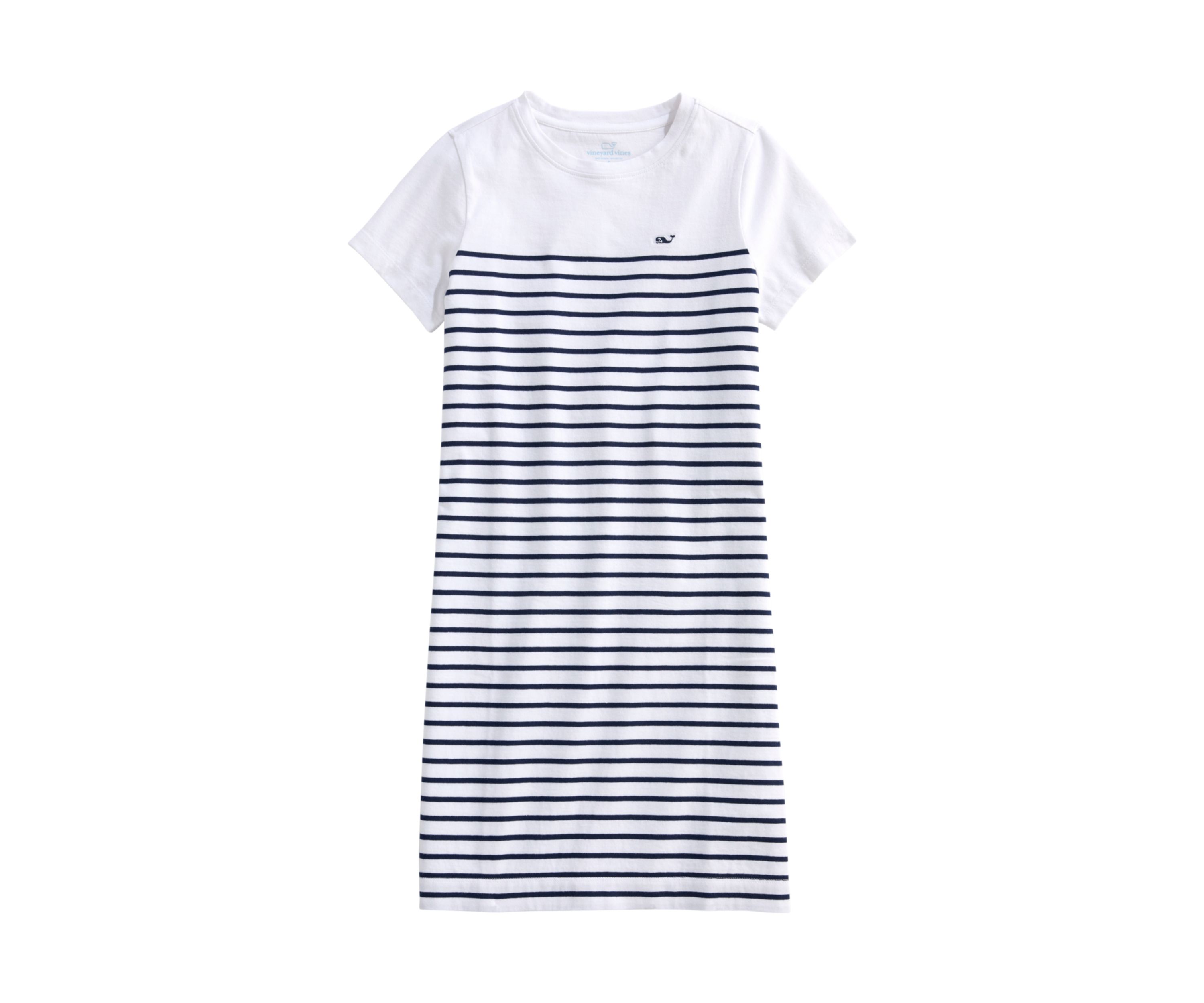 Girls 7-16 Short Sleeve Striped T-Shirt Dress