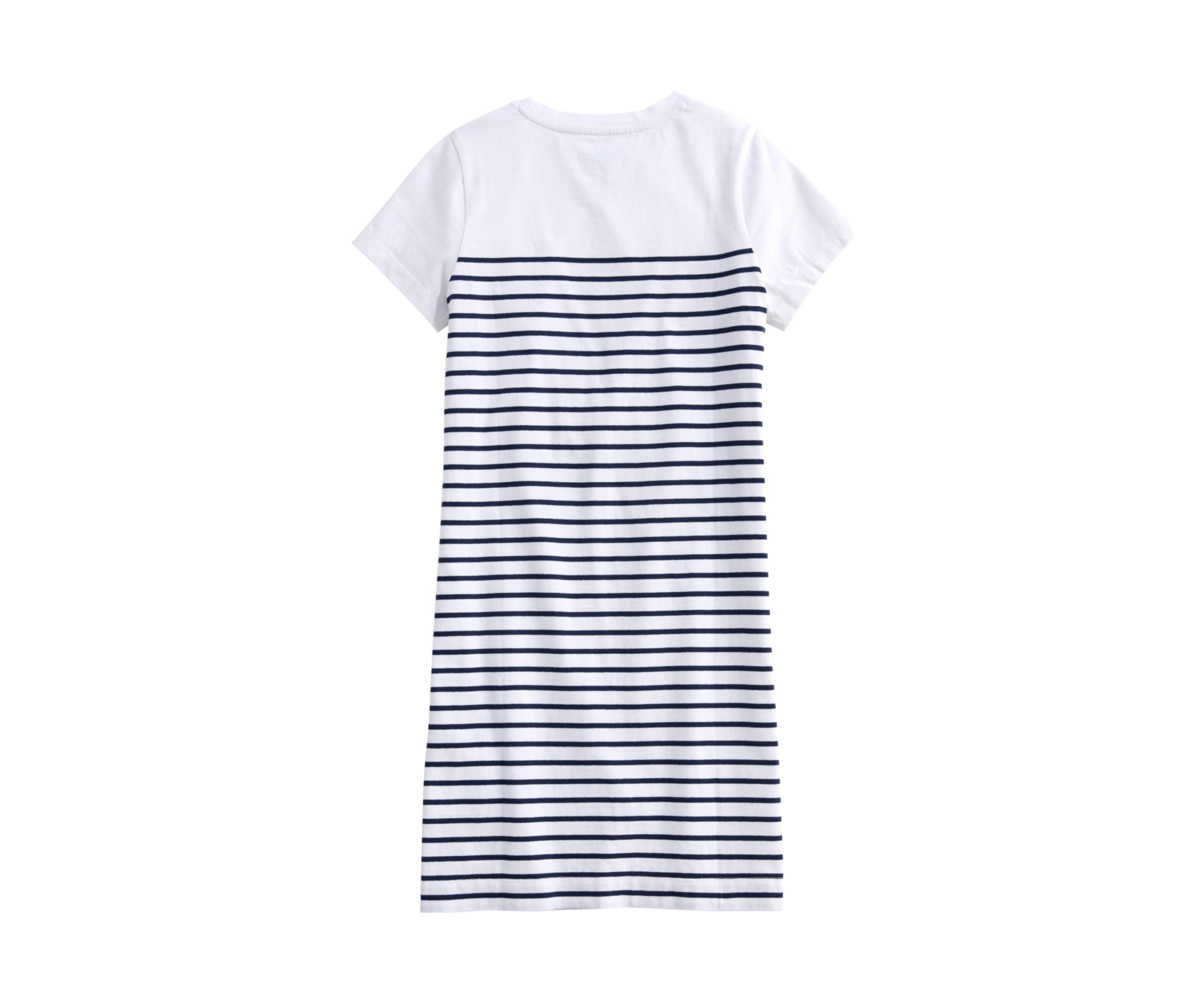 Girls 7-16 Short Sleeve Striped T-Shirt Dress