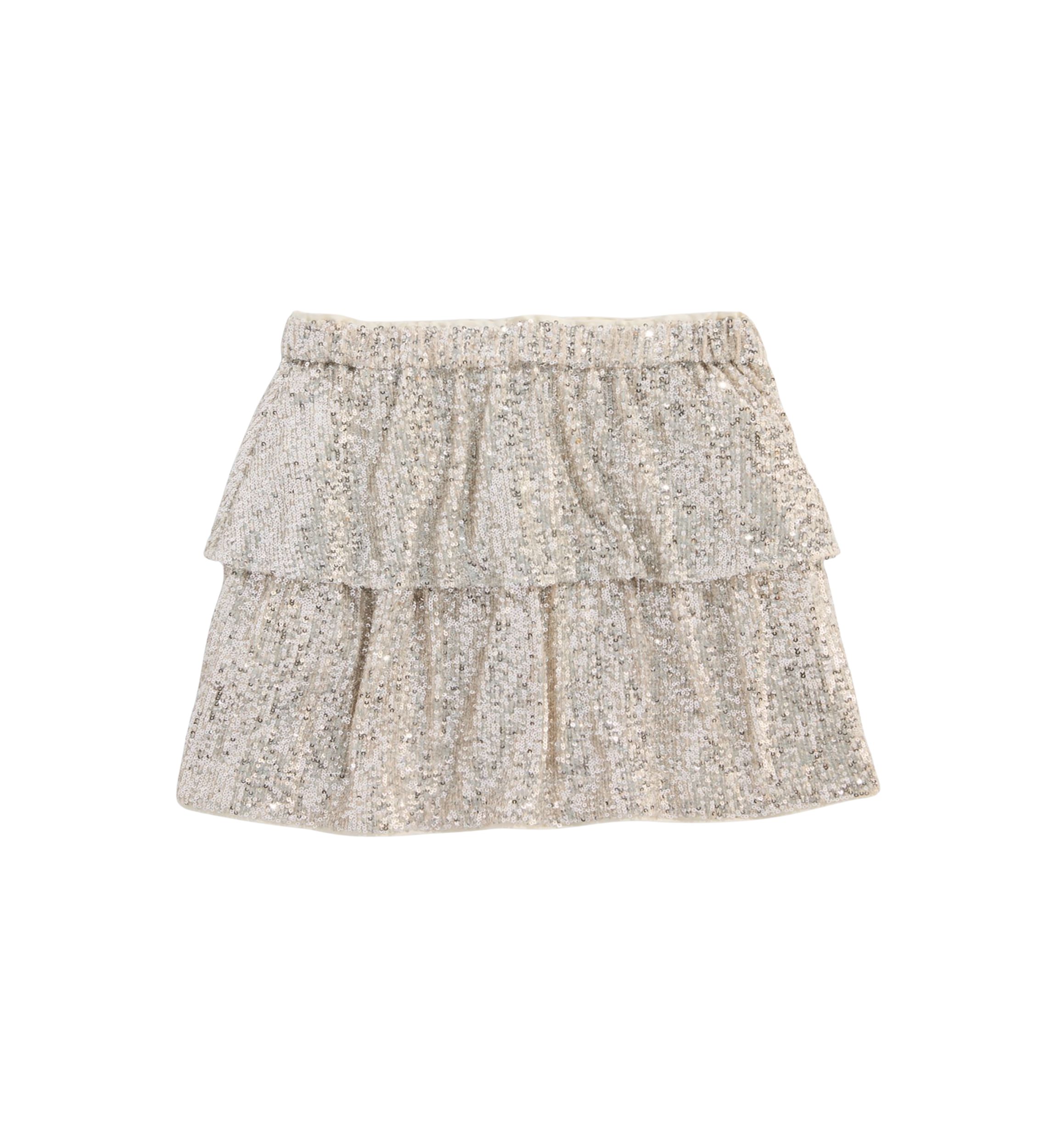 Girls 7-16 Tiered Sequin Skirt