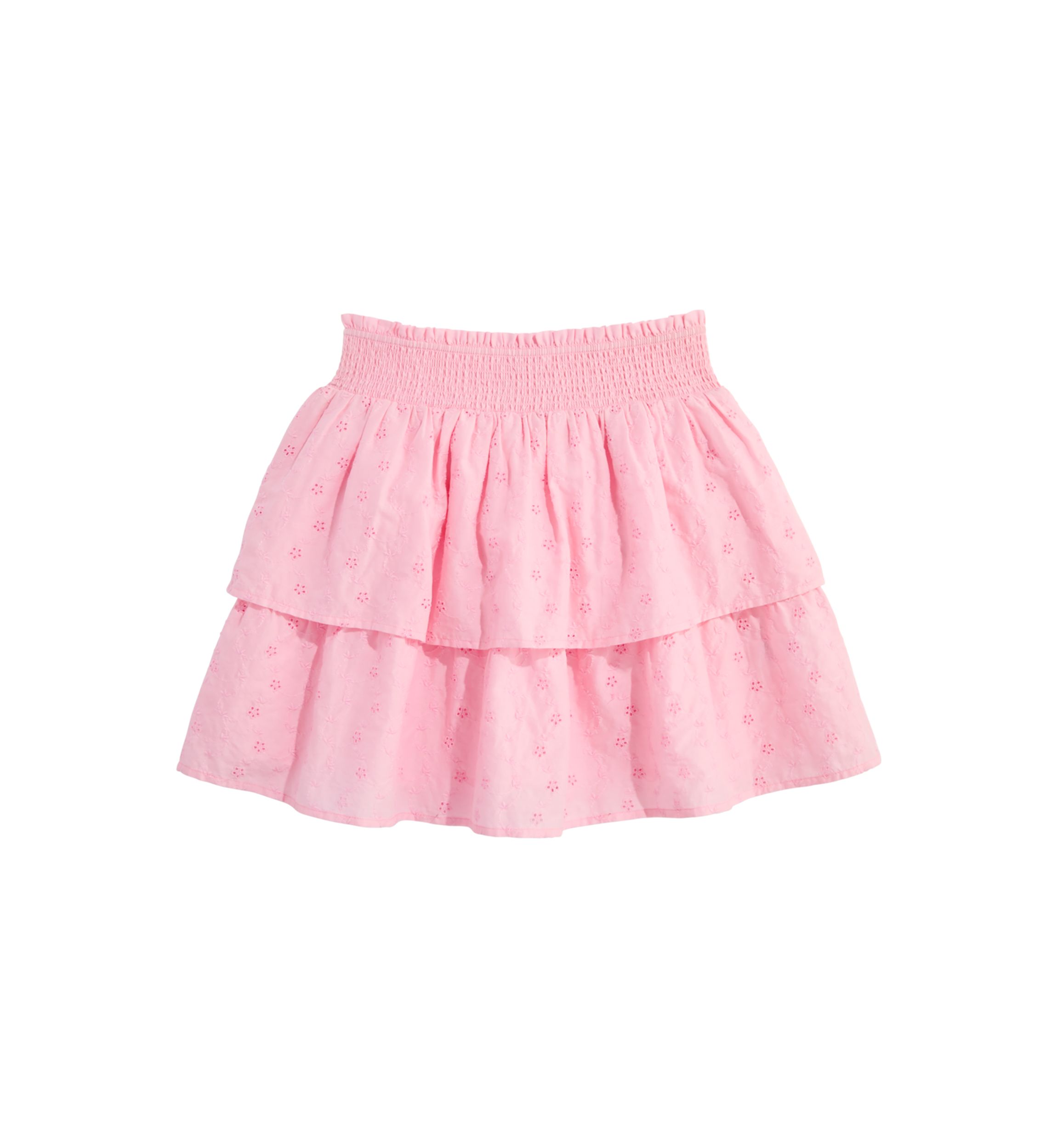 Girls 7-16 Tiered Eyelet Skirt 