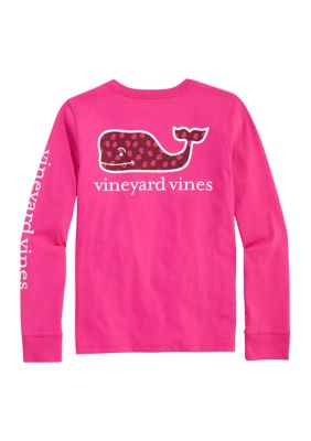 Vineyard Vines Girls 7-16 Foil Burgee Whale Long Sleeve T-Shirt | belk