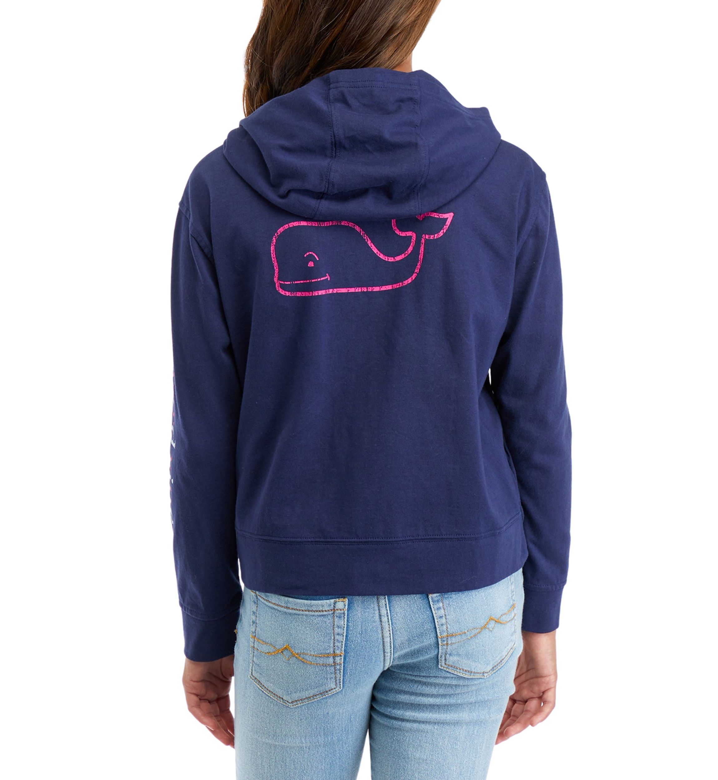 Girls 7-16 Graphic Hooded Long Sleeve T-Shirt