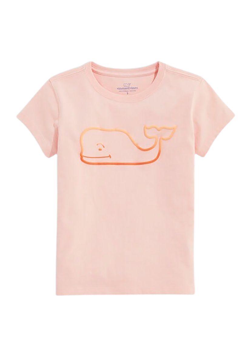 Girls 7-16 Puff Whale Short Sleeve T-Shirt