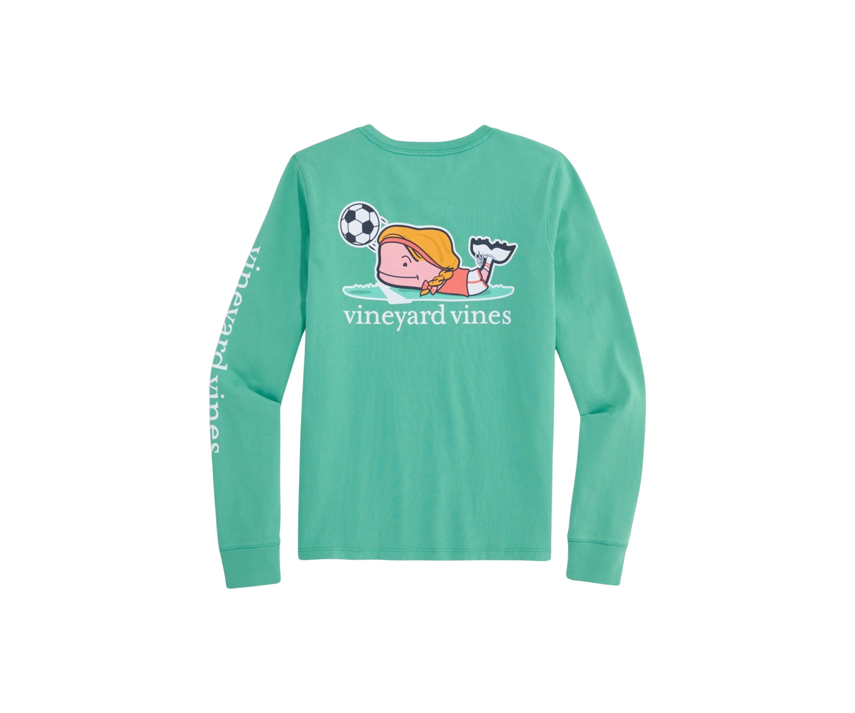 Girls 7-16 Soccer Long Sleeve T-Shirt