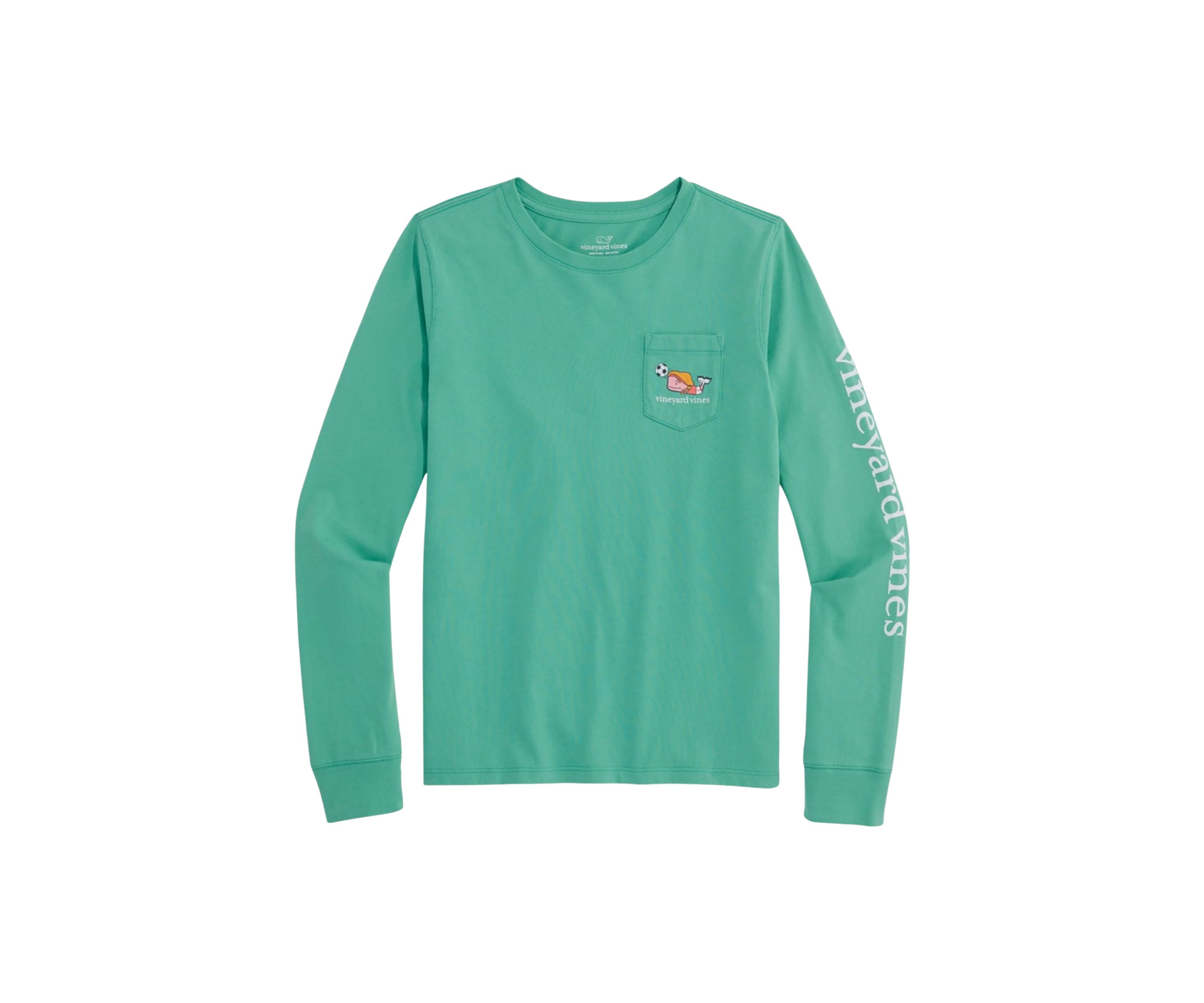 Girls 7-16 Soccer Long Sleeve T-Shirt