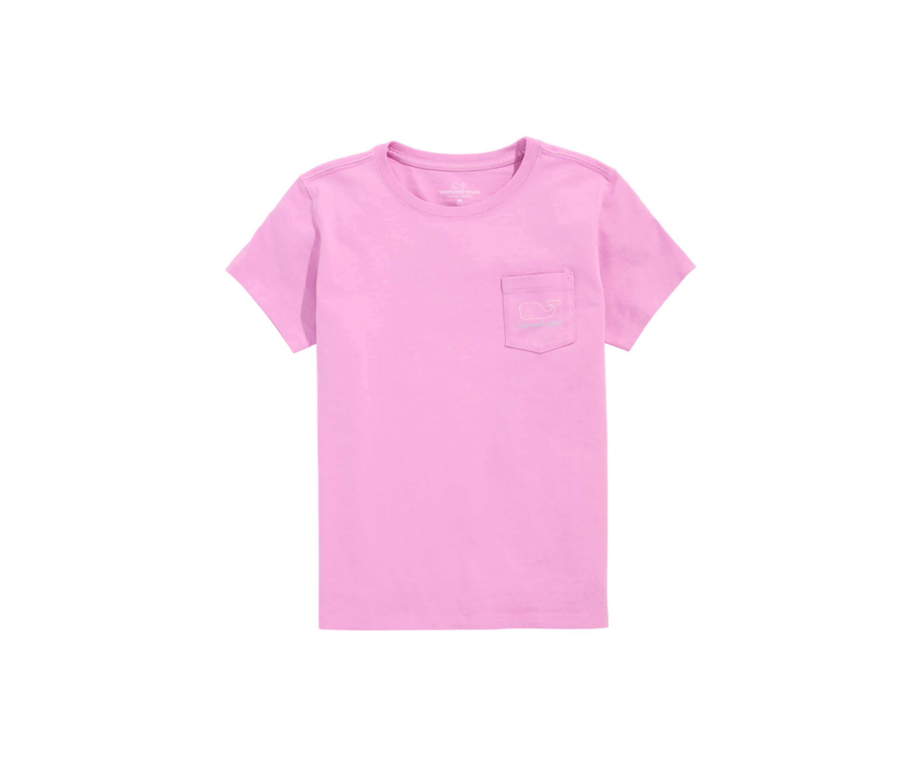 Girls 7-16 Vintage Whale Short Sleeve Pocket T-Shirt