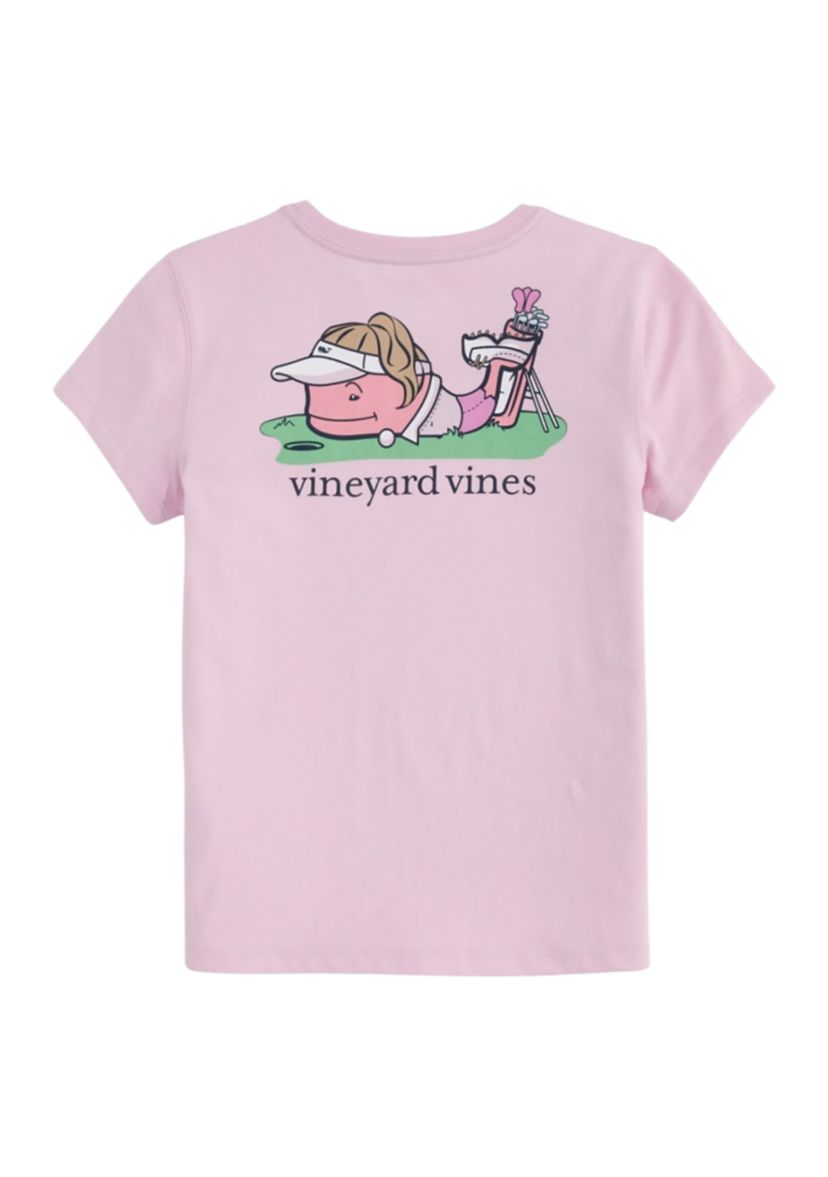 Girls 7-16 Short Sleeve Whale Logo Graphic T-Shirt 