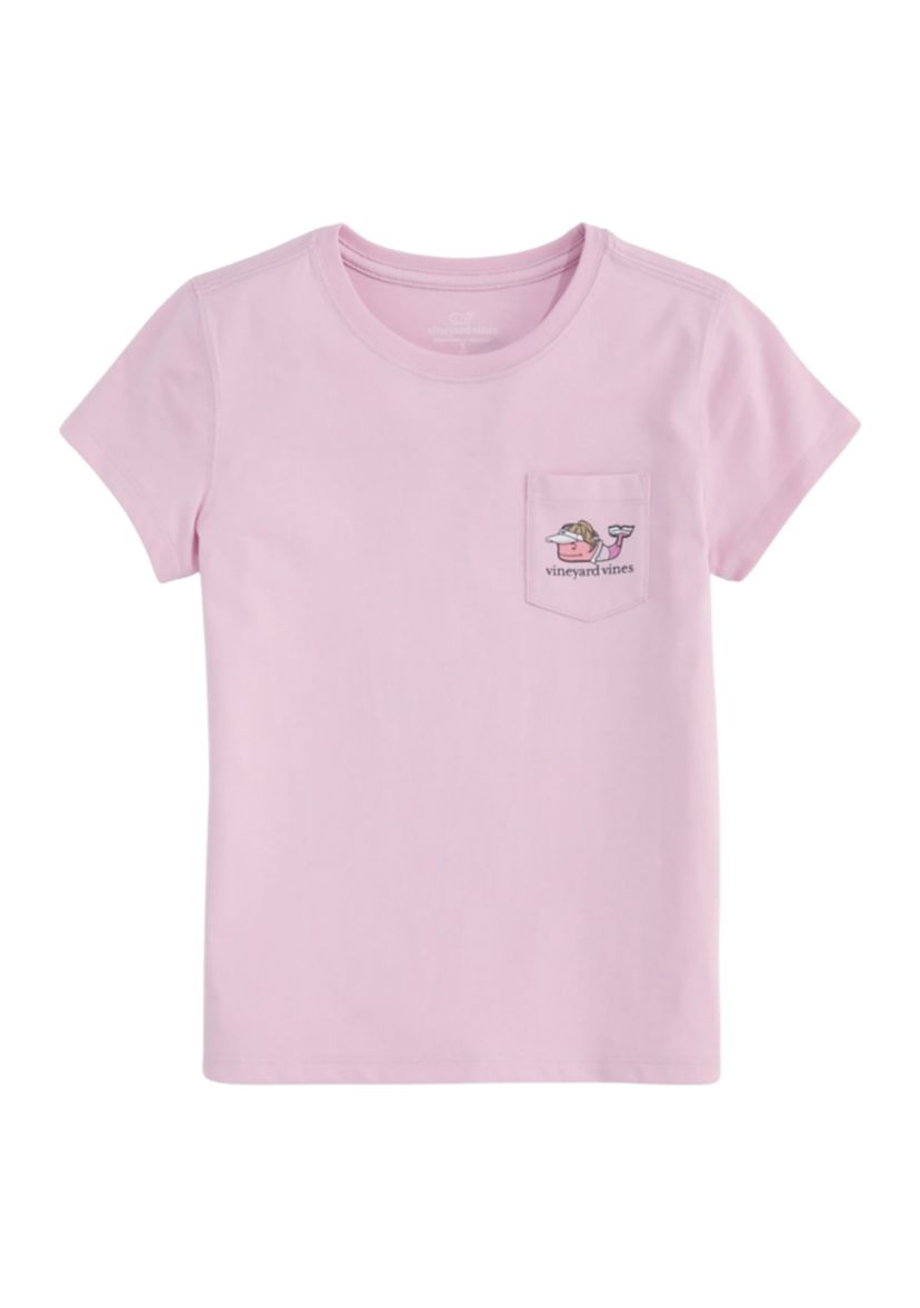 Girls 7-16 Short Sleeve Whale Logo Graphic T-Shirt 