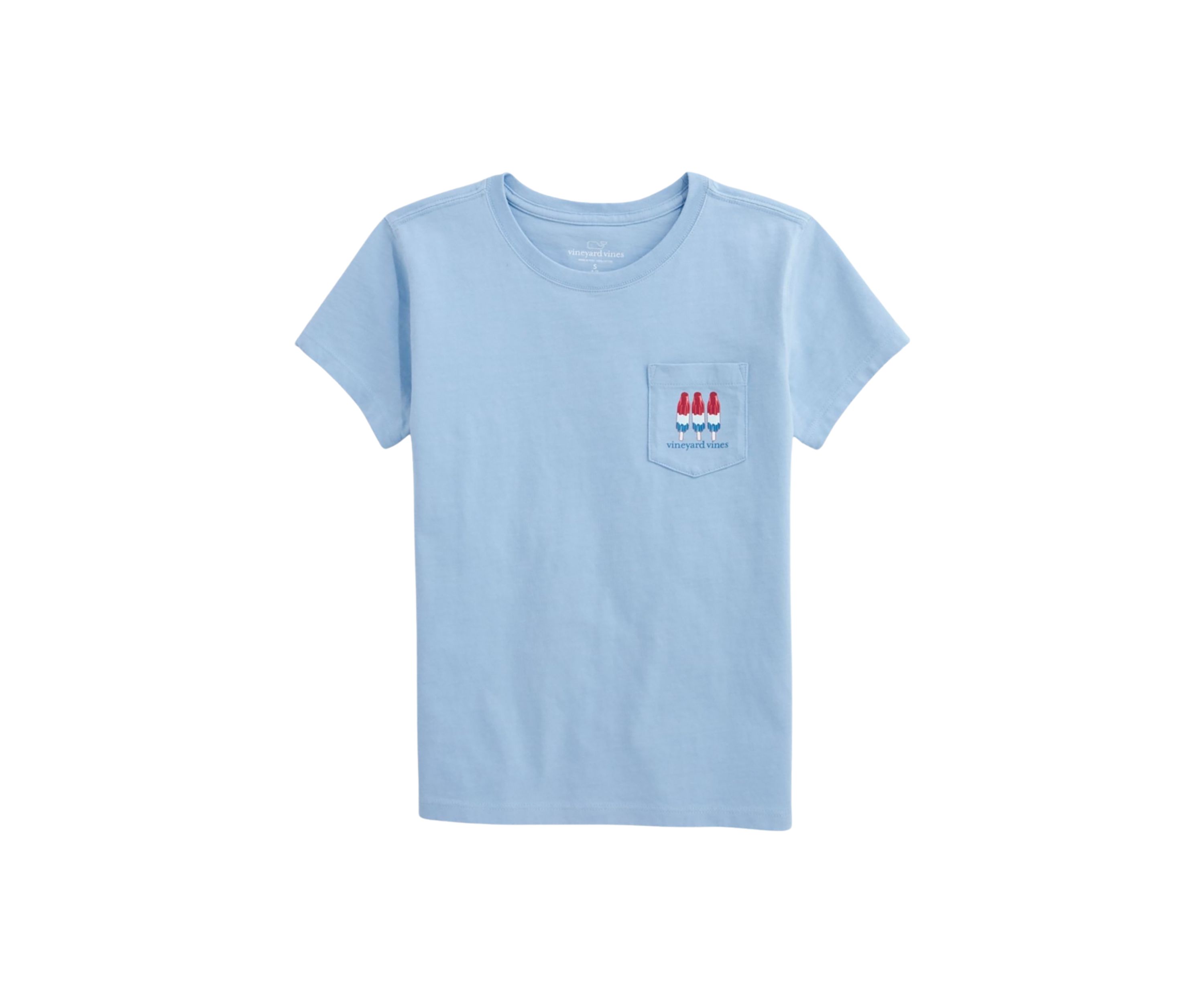 Girls 7-16 Short Sleeve Popsicle Flag Graphic T-Shirt 