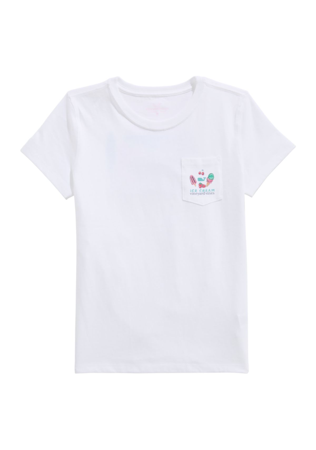 Girls 7-16 Drop Shoulder Ice Cream Surf Graphic T-Shirt 