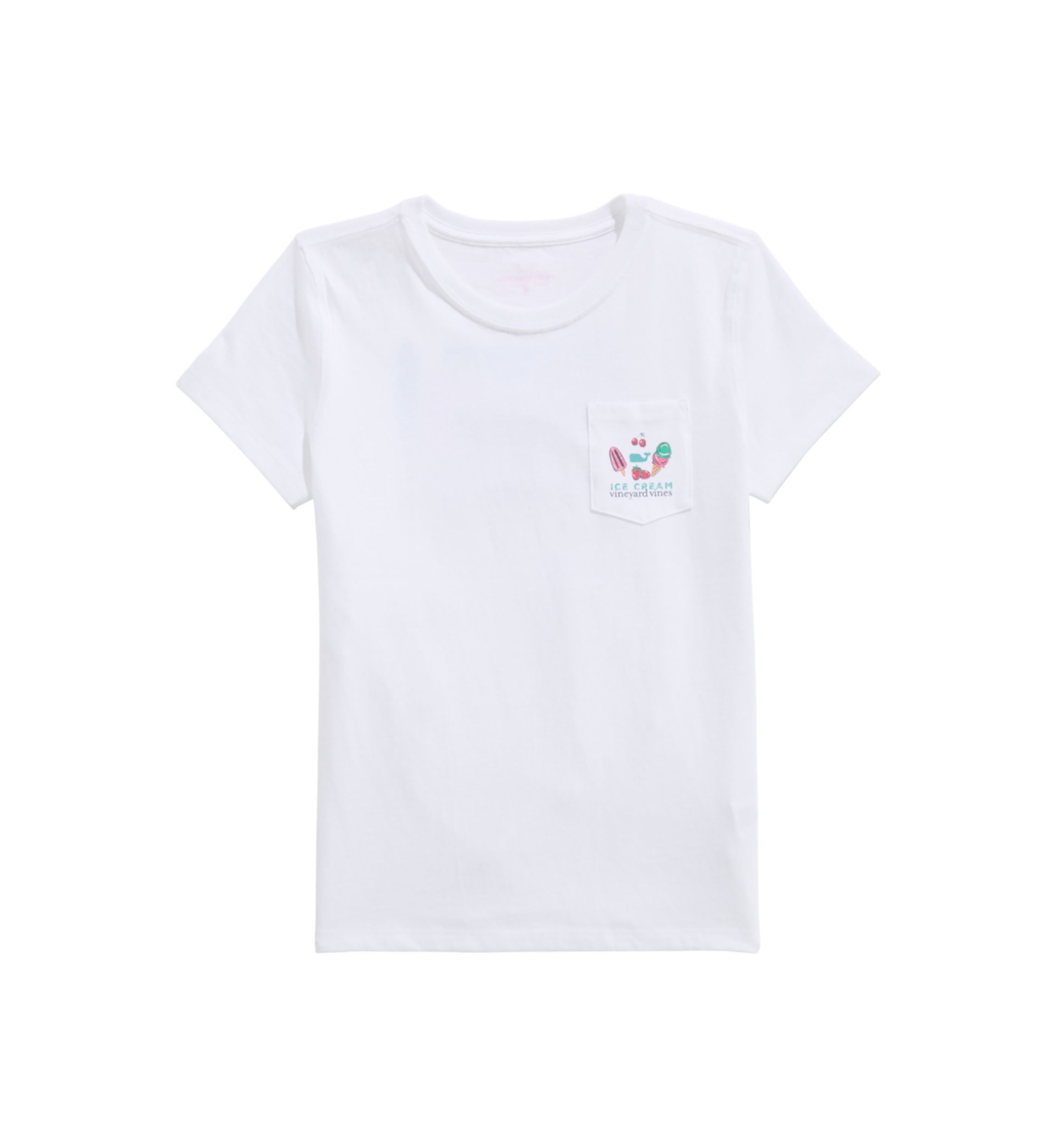 Girls 7-16 Drop Shoulder Ice Cream Surf Graphic T-Shirt 