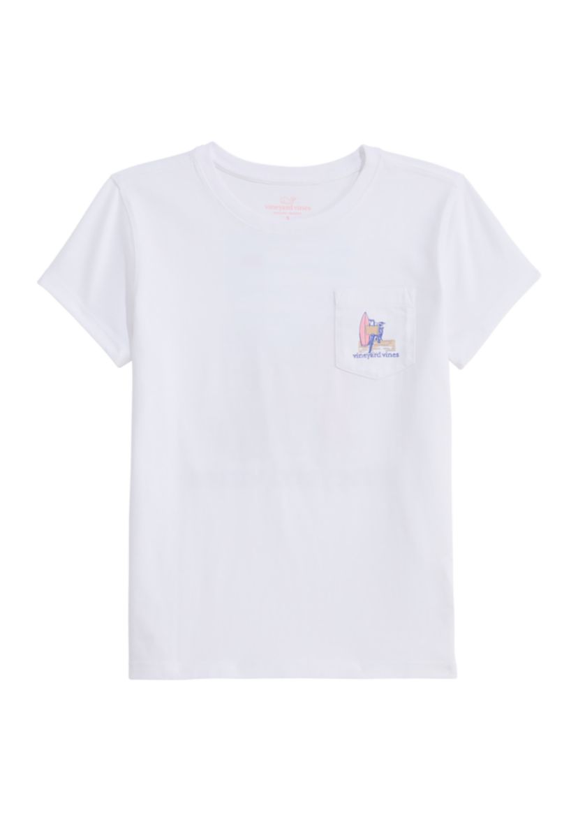 Girls 7-16 Beach Bike Dog Short Sleeve Graphic T-Shirt