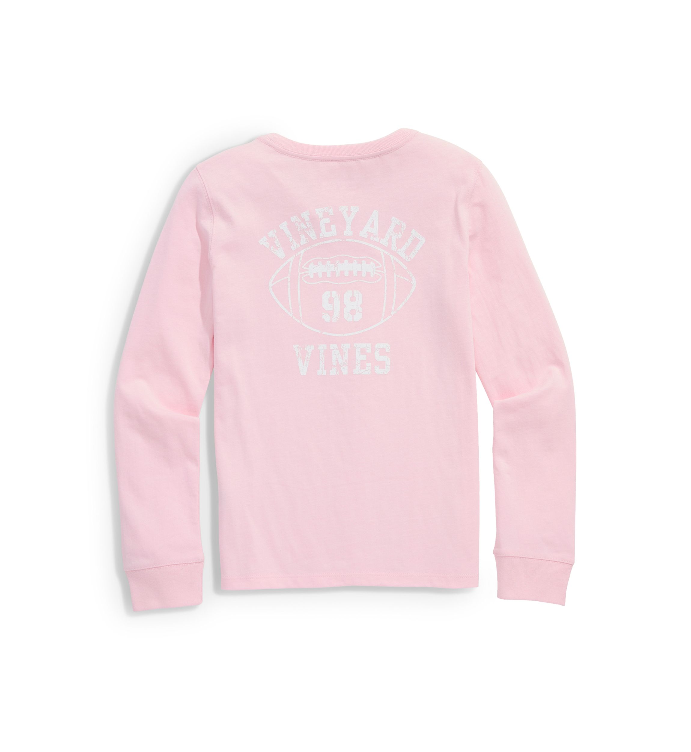 Girls 7-16 Long Sleeve Chest Pocket Football Graphic T-Shirt