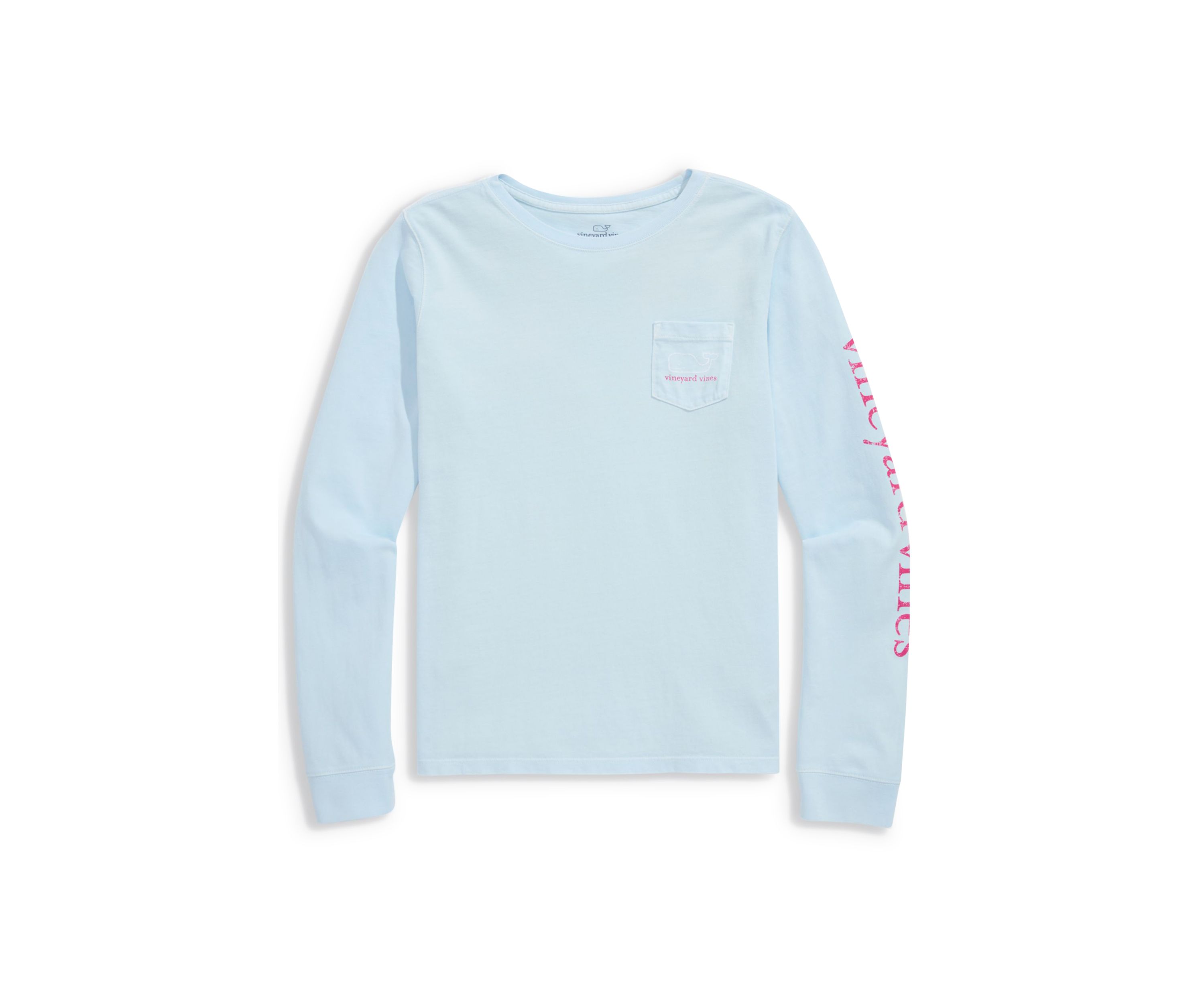 Girls 7-16 Long Sleeve Vintage Whale Logo Graphic T-Shirt 